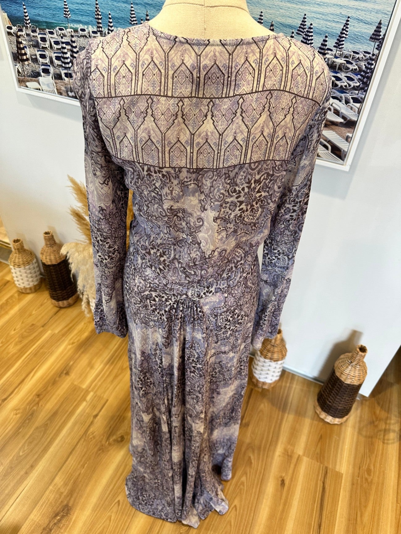 Tigerlily Maxi Dress - Size 10 - Lavender and dark purple