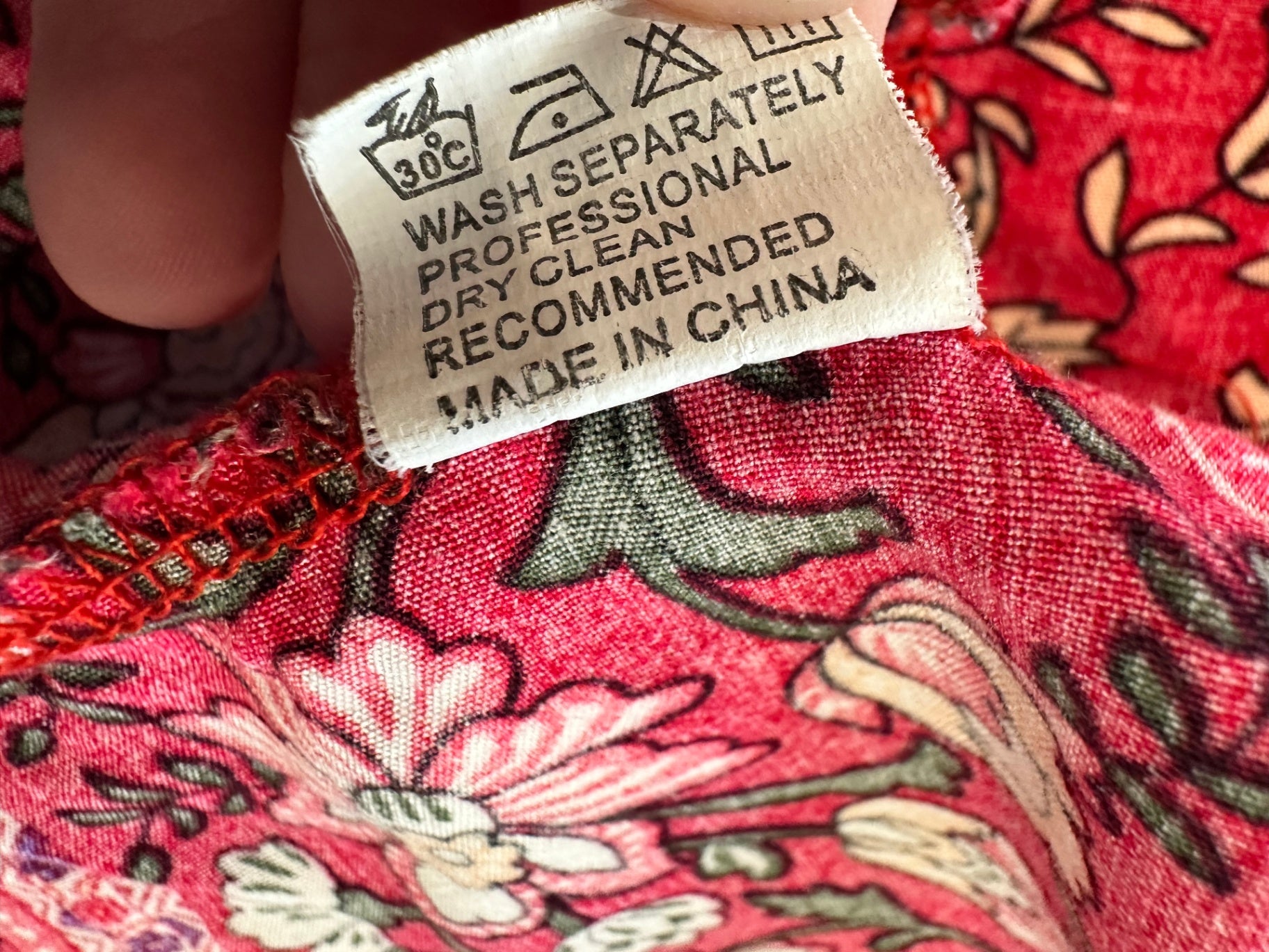 Minx & Moss - Cross Body Bohemian Dress - Size 8 - Red