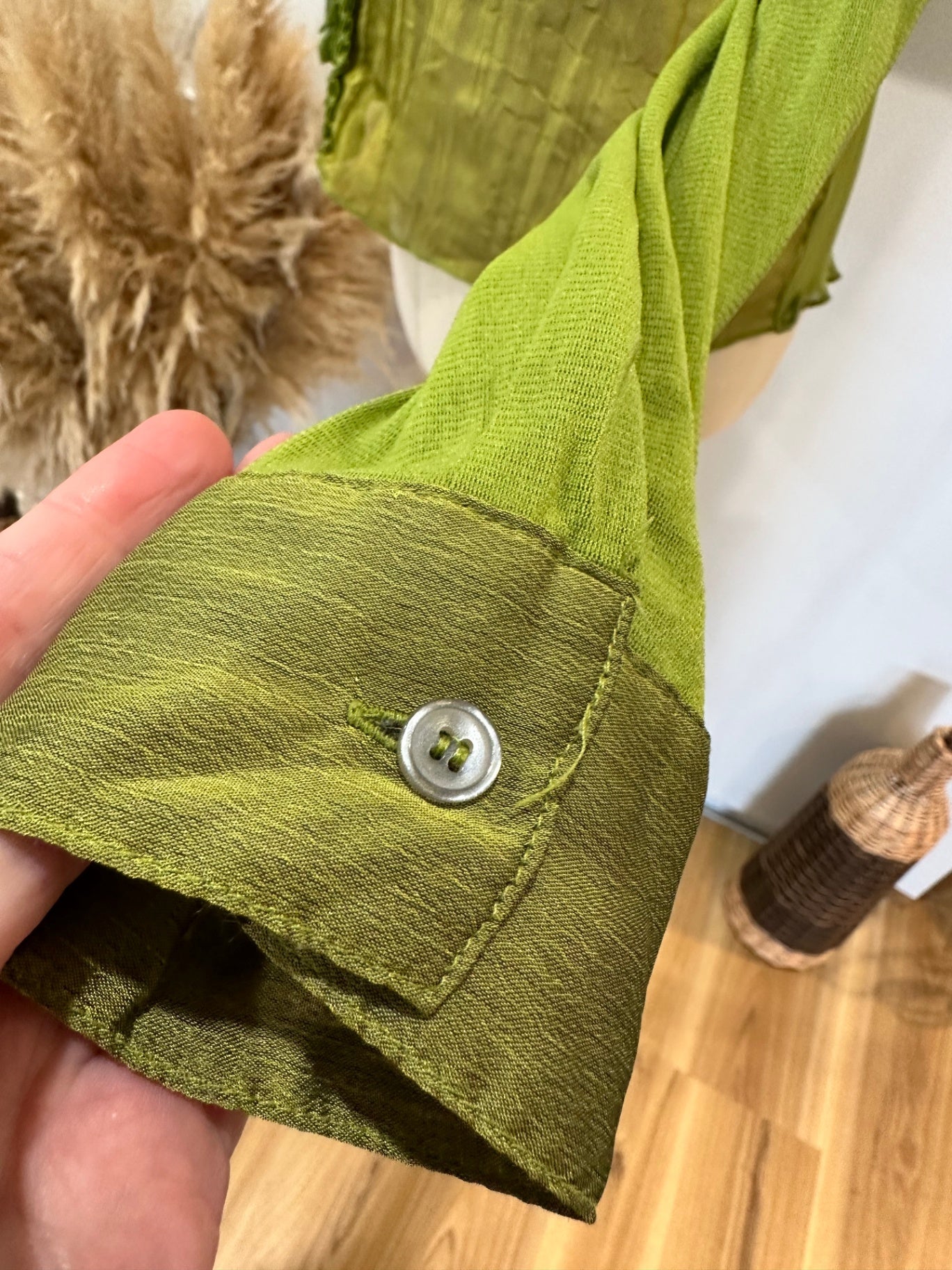 Jas D'Orange - Green Blouse - Size 10