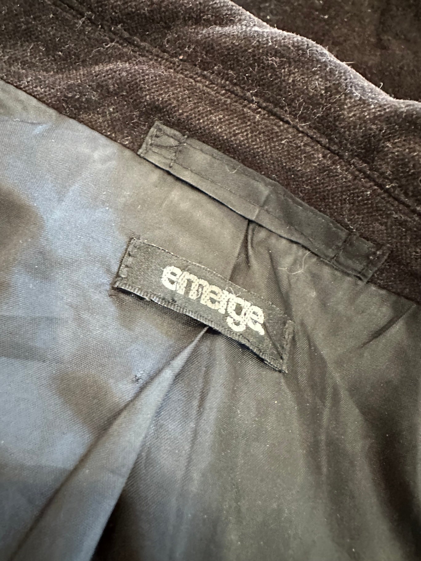 Emerge - Velvet Blazer - Size 12 - Black