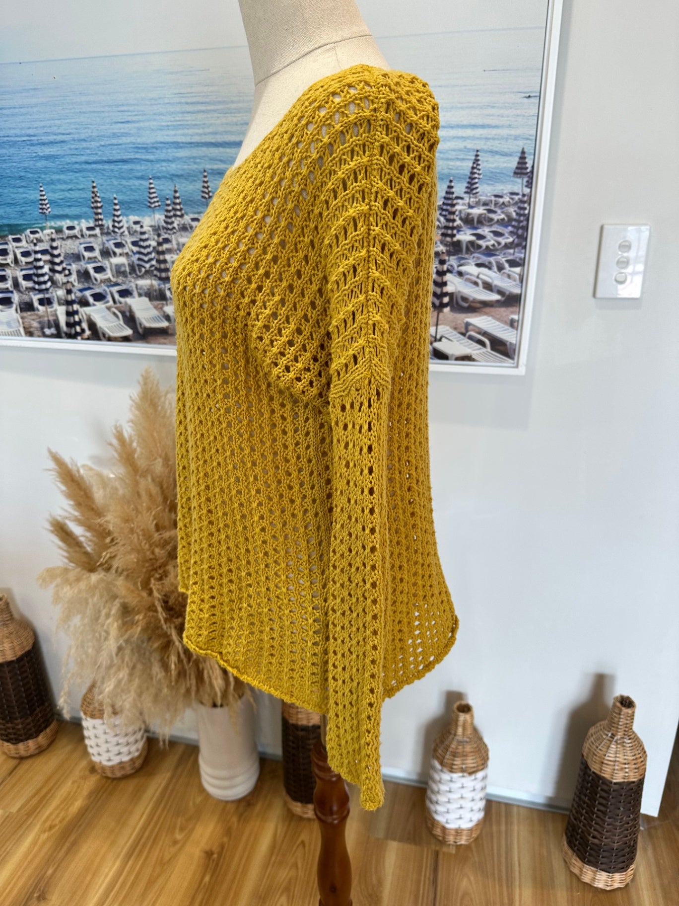 Lemon Tree - Knitted Jumper - Small - Yellow