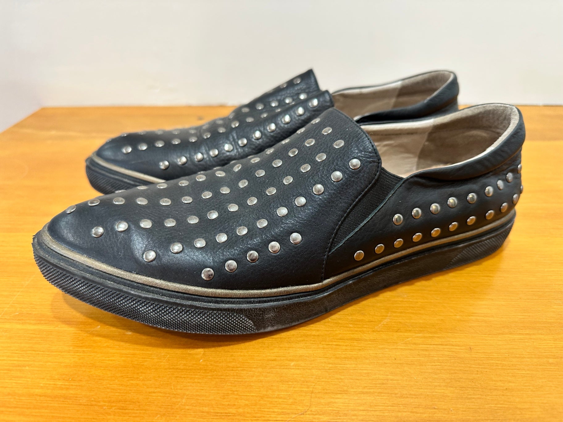 Gelato - Studded Leather Shoes - Size EU43 - Black