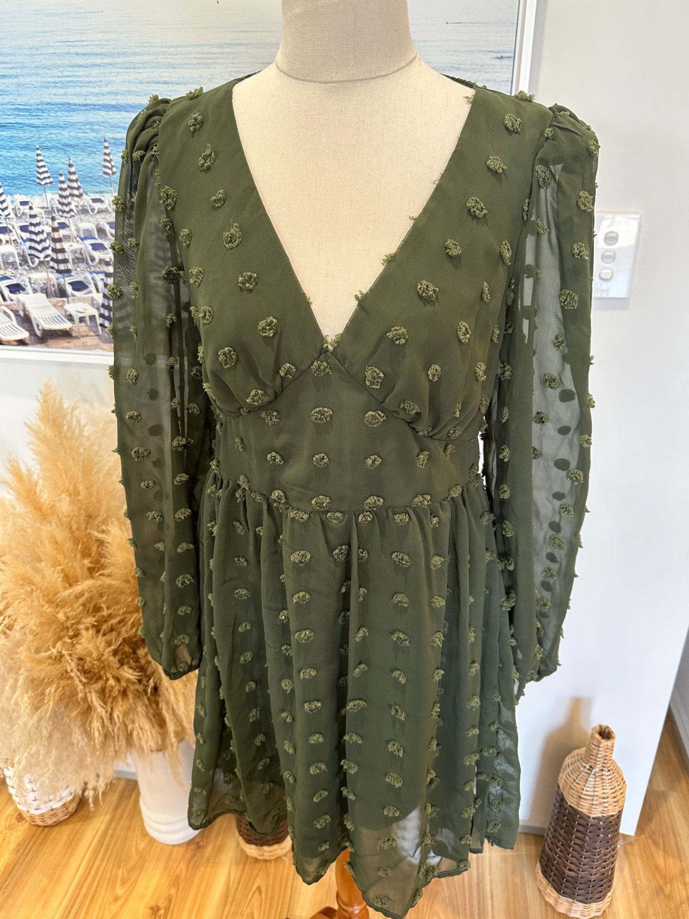 Little Mountain - Vancouver - Dress - Small - Olive Green