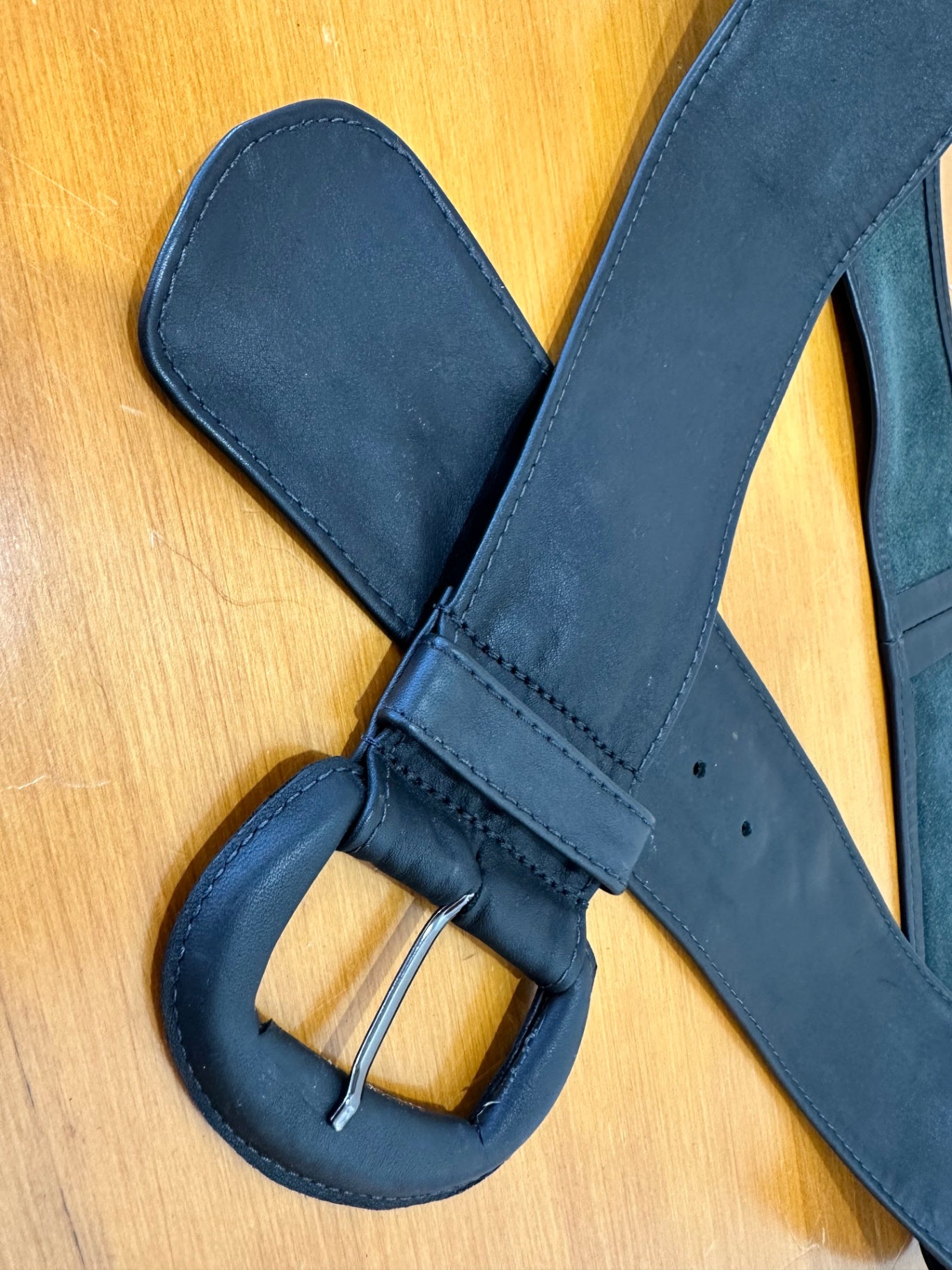 Max - Leather Belt - Large - Black