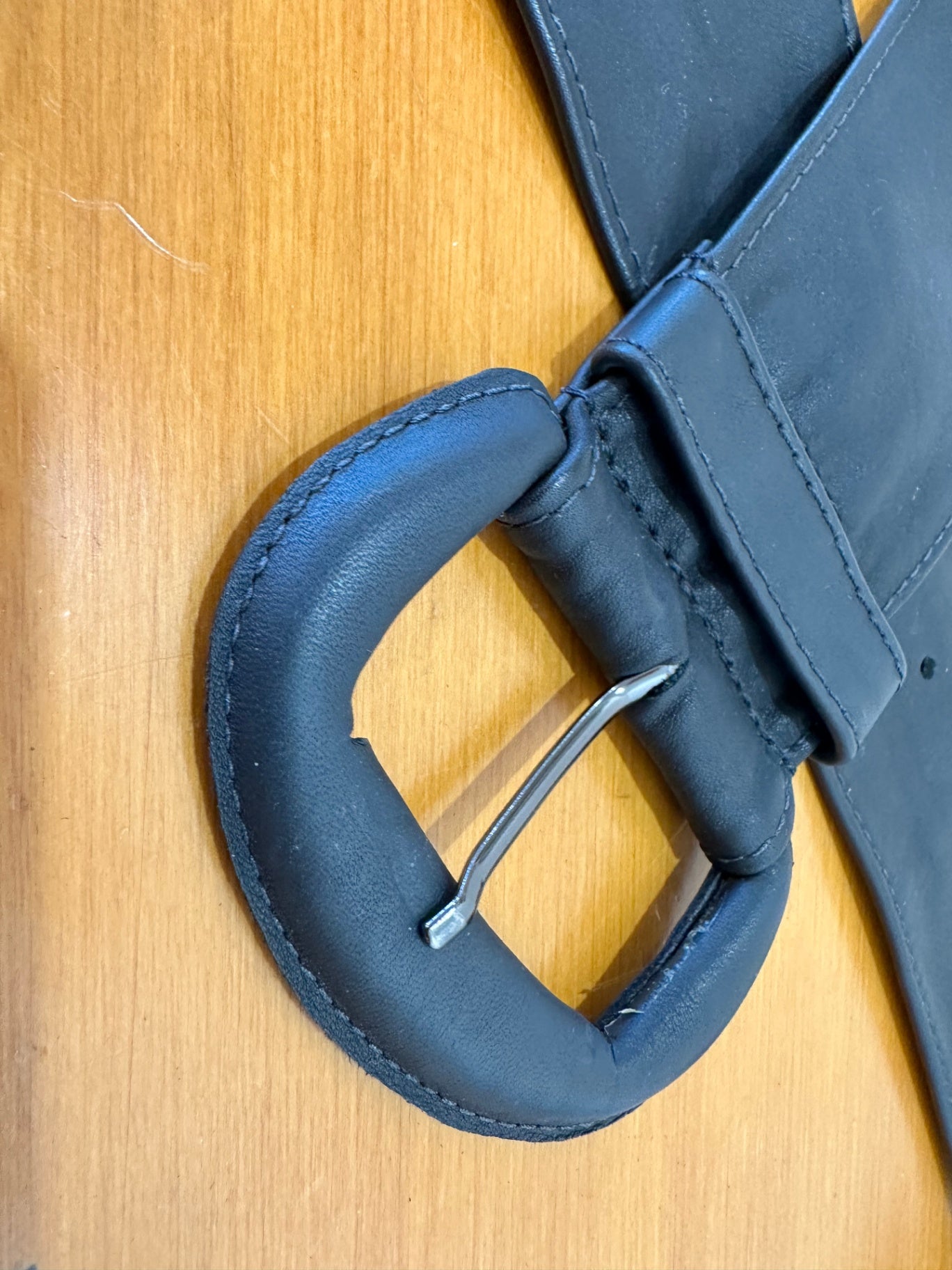 Max - Leather Belt - Large - Black