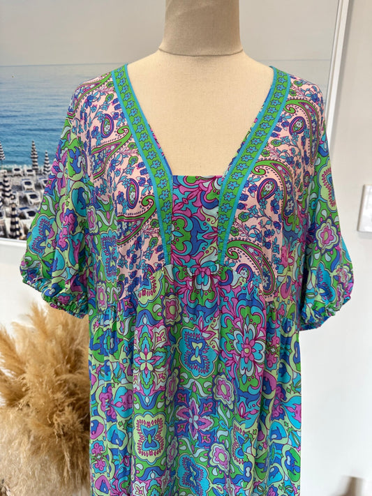 Rustty Dustty - Bohemian Maxi Dress - 2XL