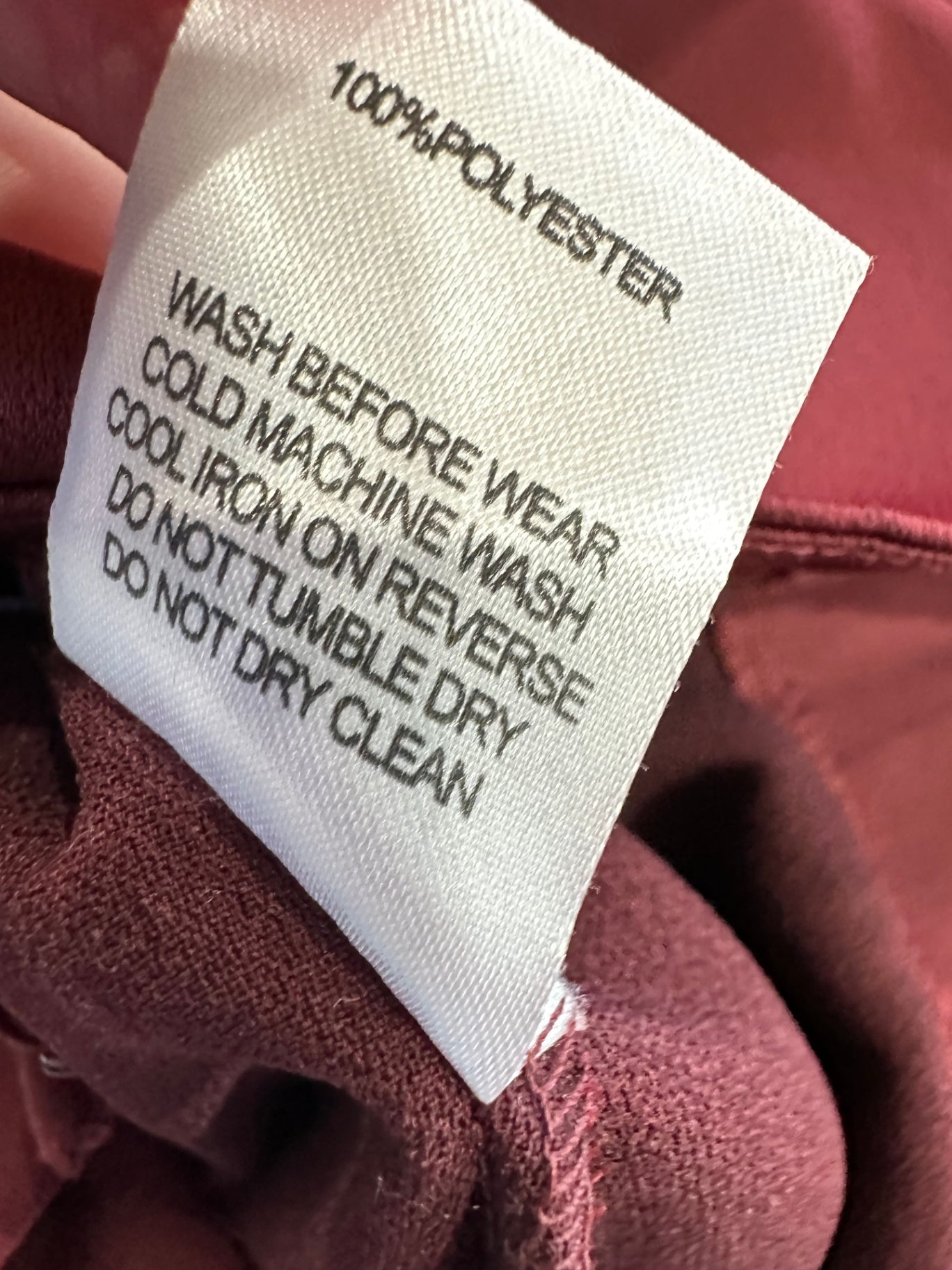 Atmos & Here - Jumpsuit - Size 10 - Burgundy