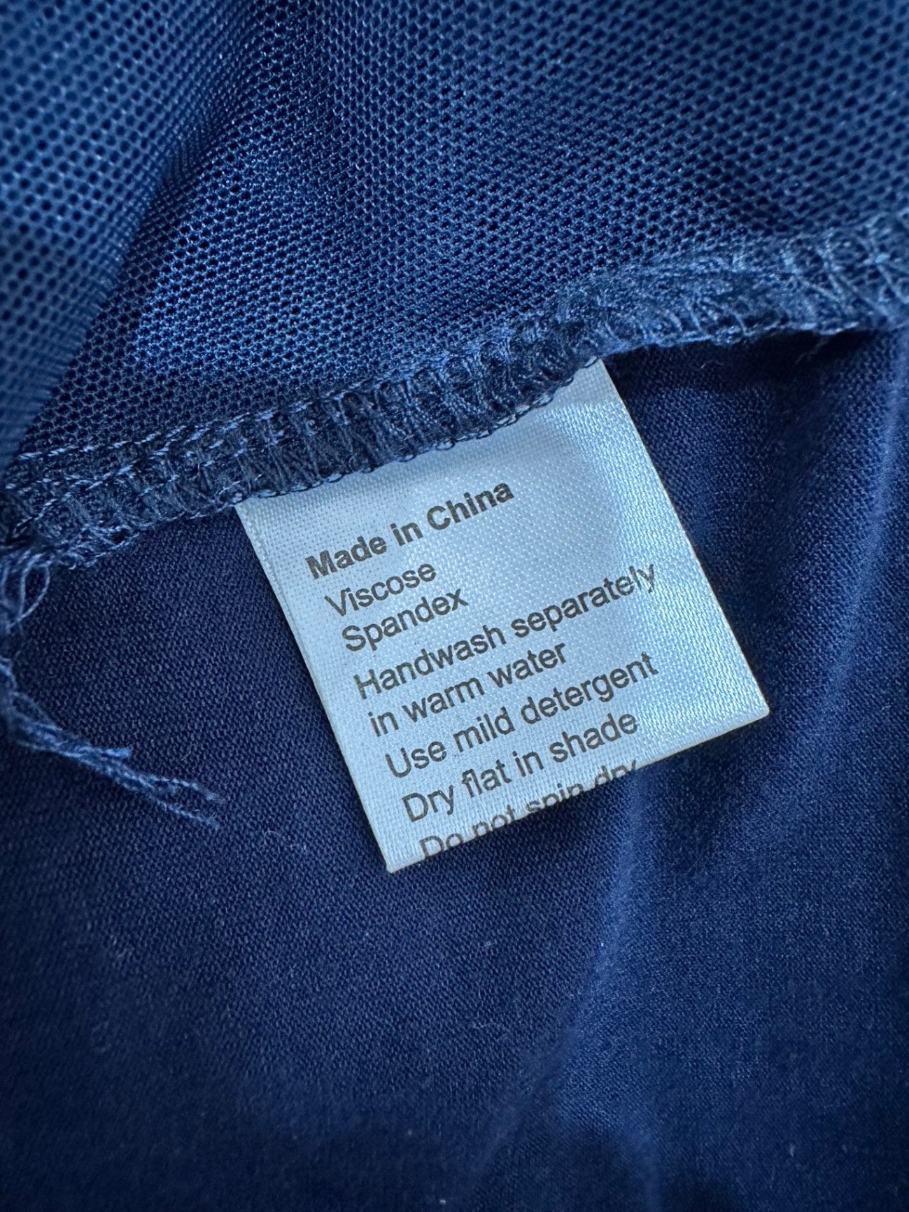 Holmes + Fallon - Diamante Top - Extra Large - Navy blue