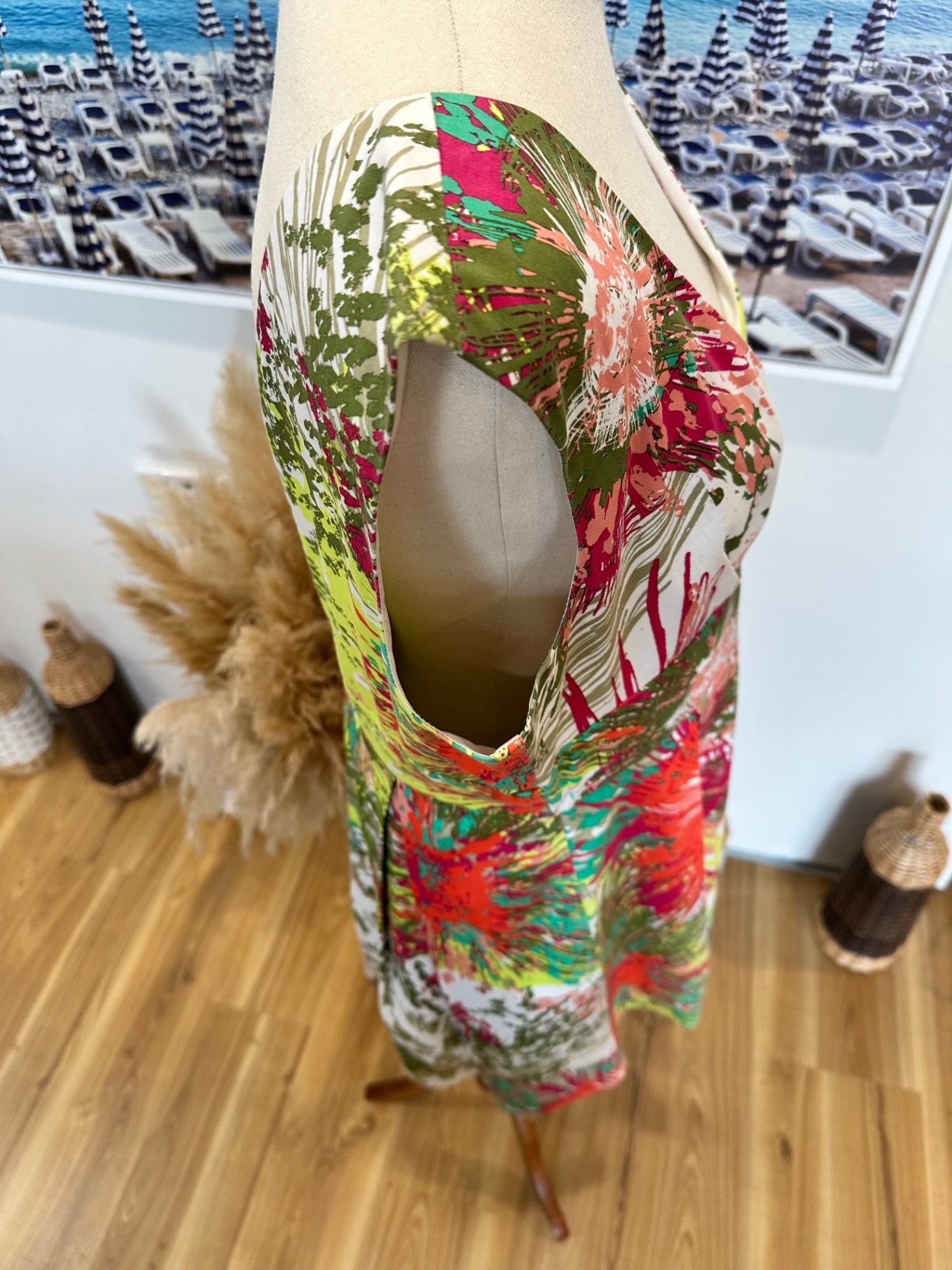 Stella - Shift Dress - Size 14 - Bright Multicolour