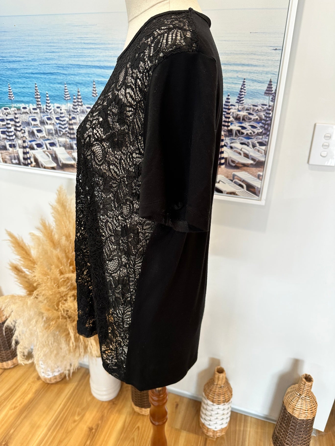 Trelise Cooper - Lace Top - Large - Black