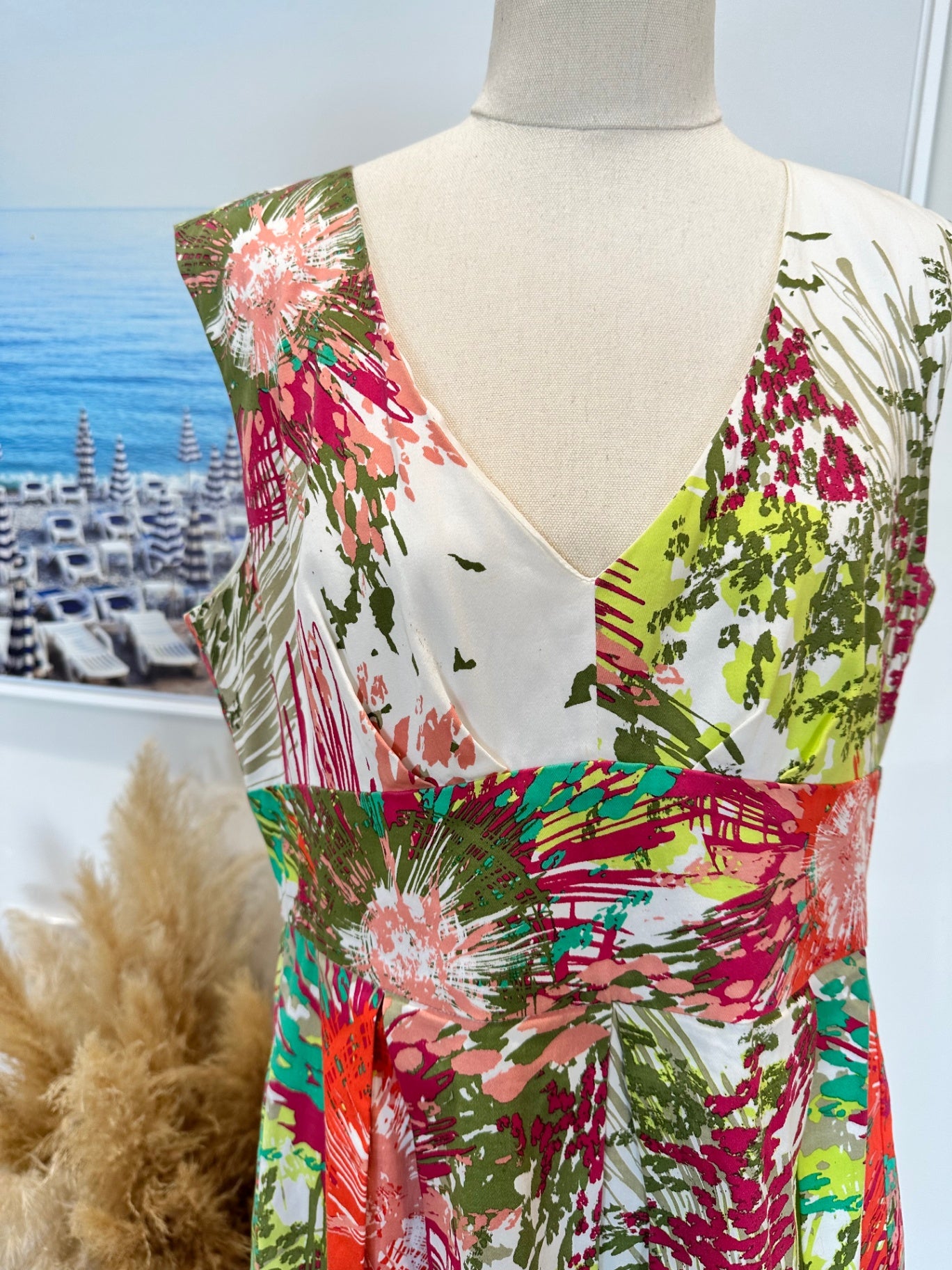 Stella - Shift Dress - Size 14 - Bright Multicolour