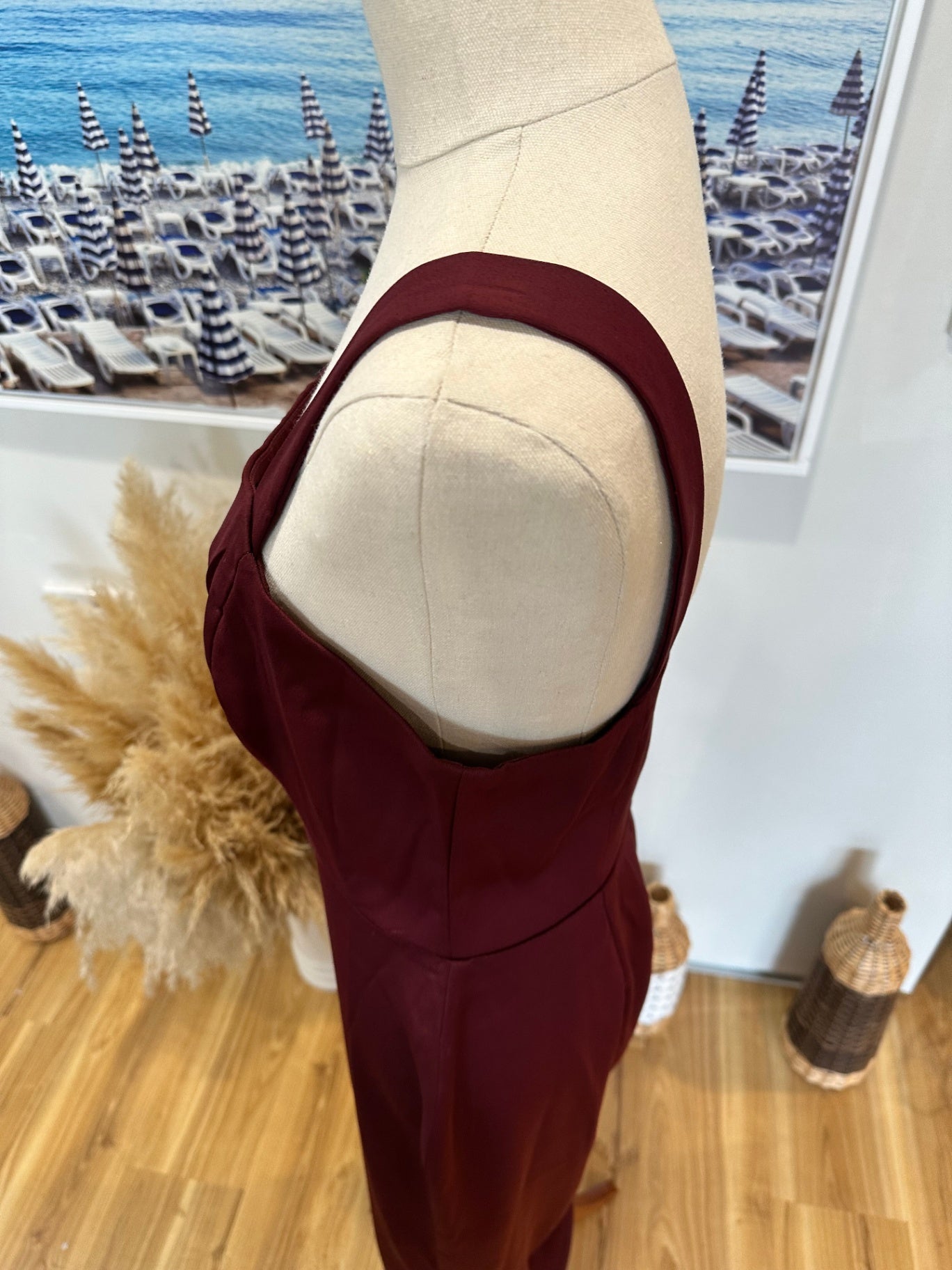 Atmos & Here - Jumpsuit - Size 10 - Burgundy