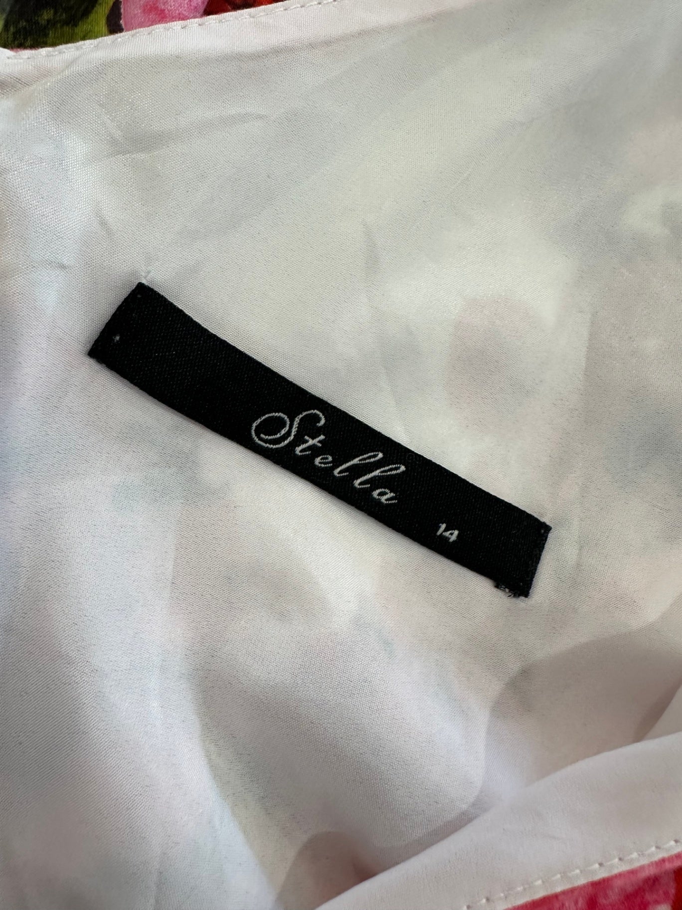 Stella - Pink Hydrangea Shift Dress - Size 14 