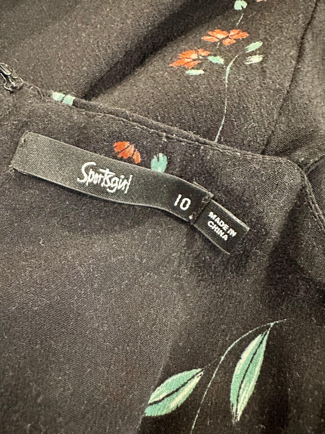 Sportsgirl Dress 10 Black 