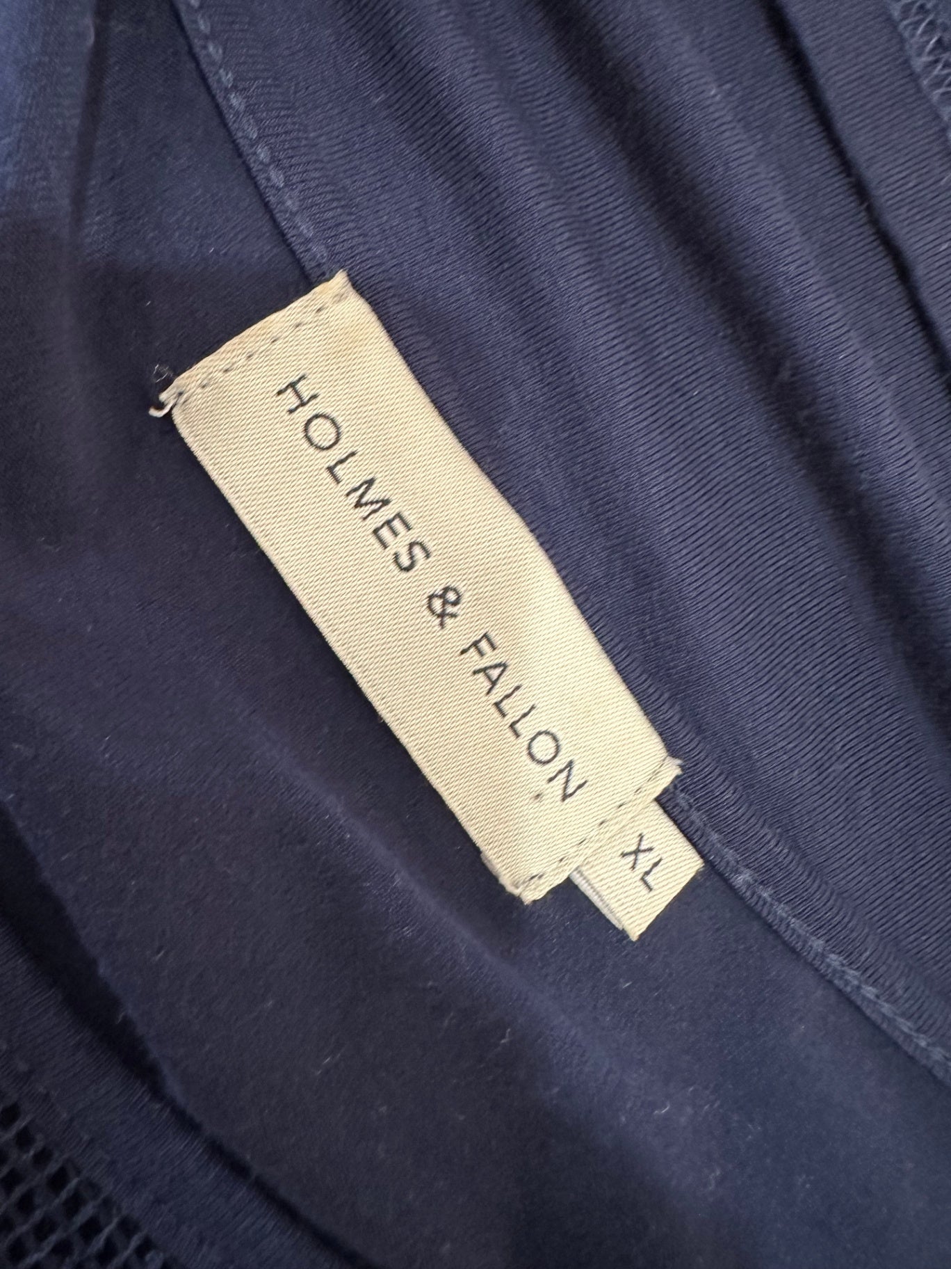 Holmes + Fallon - Diamante Top - Extra Large - Navy blue