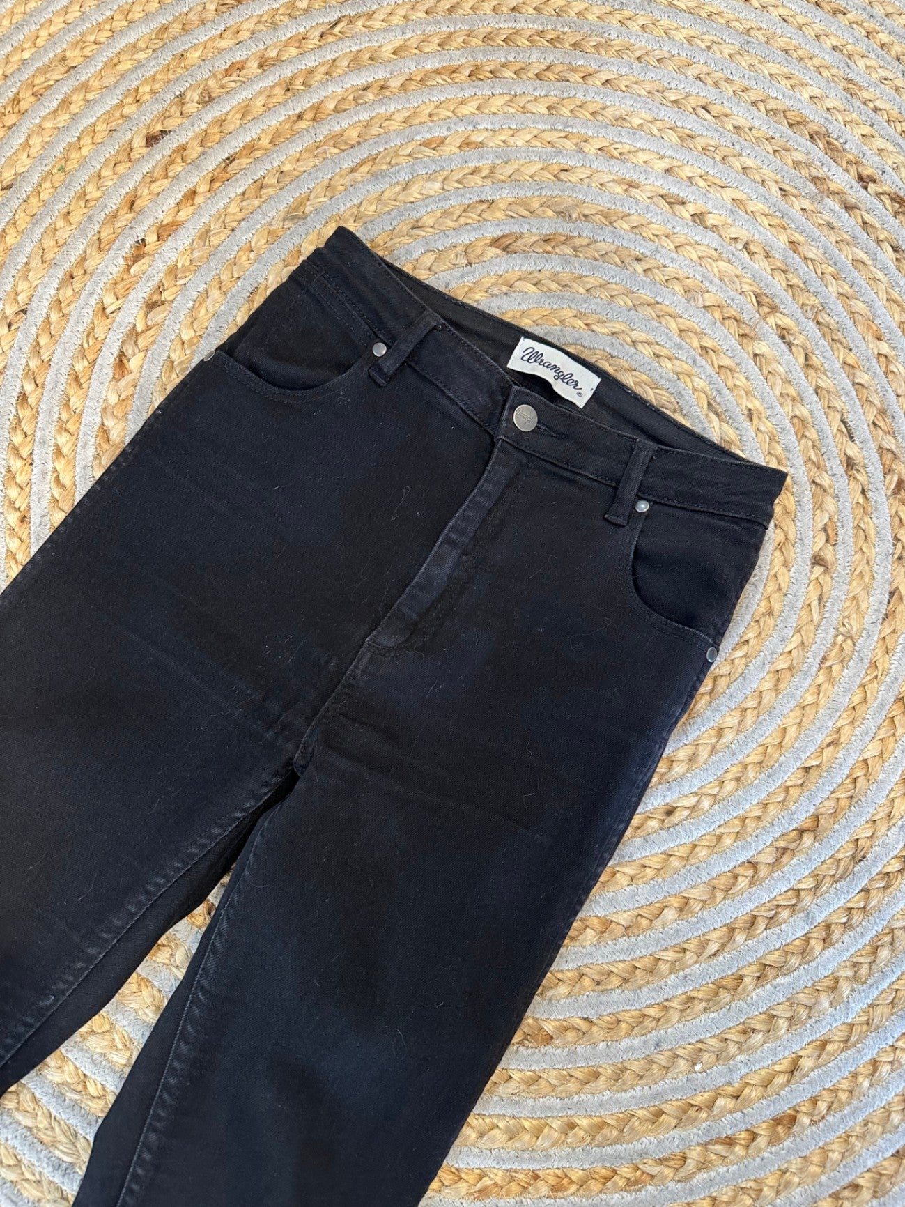 Wrangler - Size 8 - Black Jeans 'Hi Pins' 