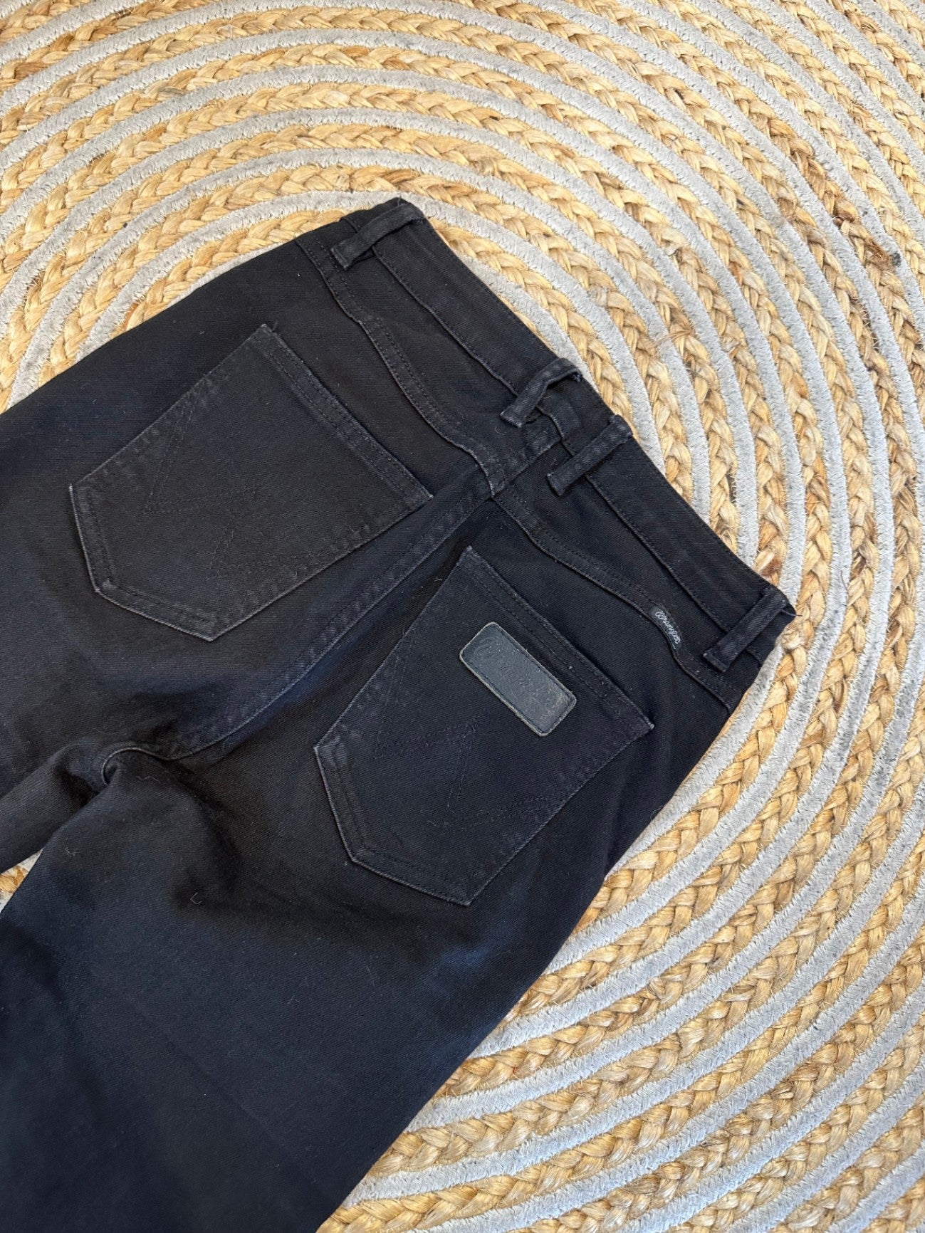 Wrangler - Size 8 - Black Jeans 'Hi Pins' 