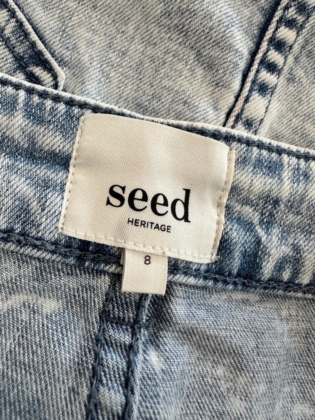 Seed - Skirt - Size 8 - Washed Denim