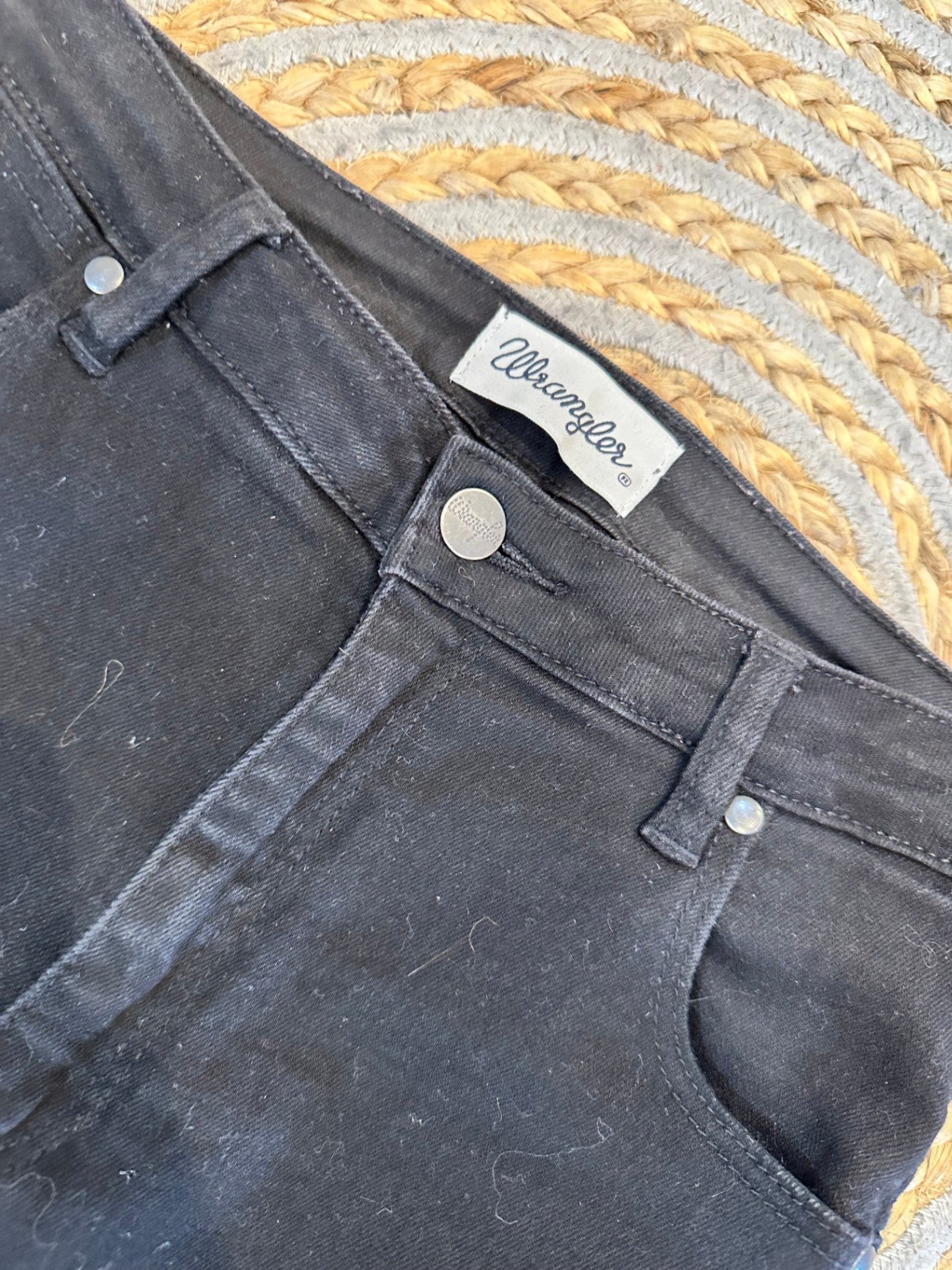 Wrangler - Size 8 - Black Jeans 'Hi Pins' 