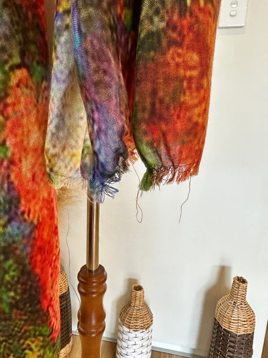 Australian Merino Scarf - Bright Tones