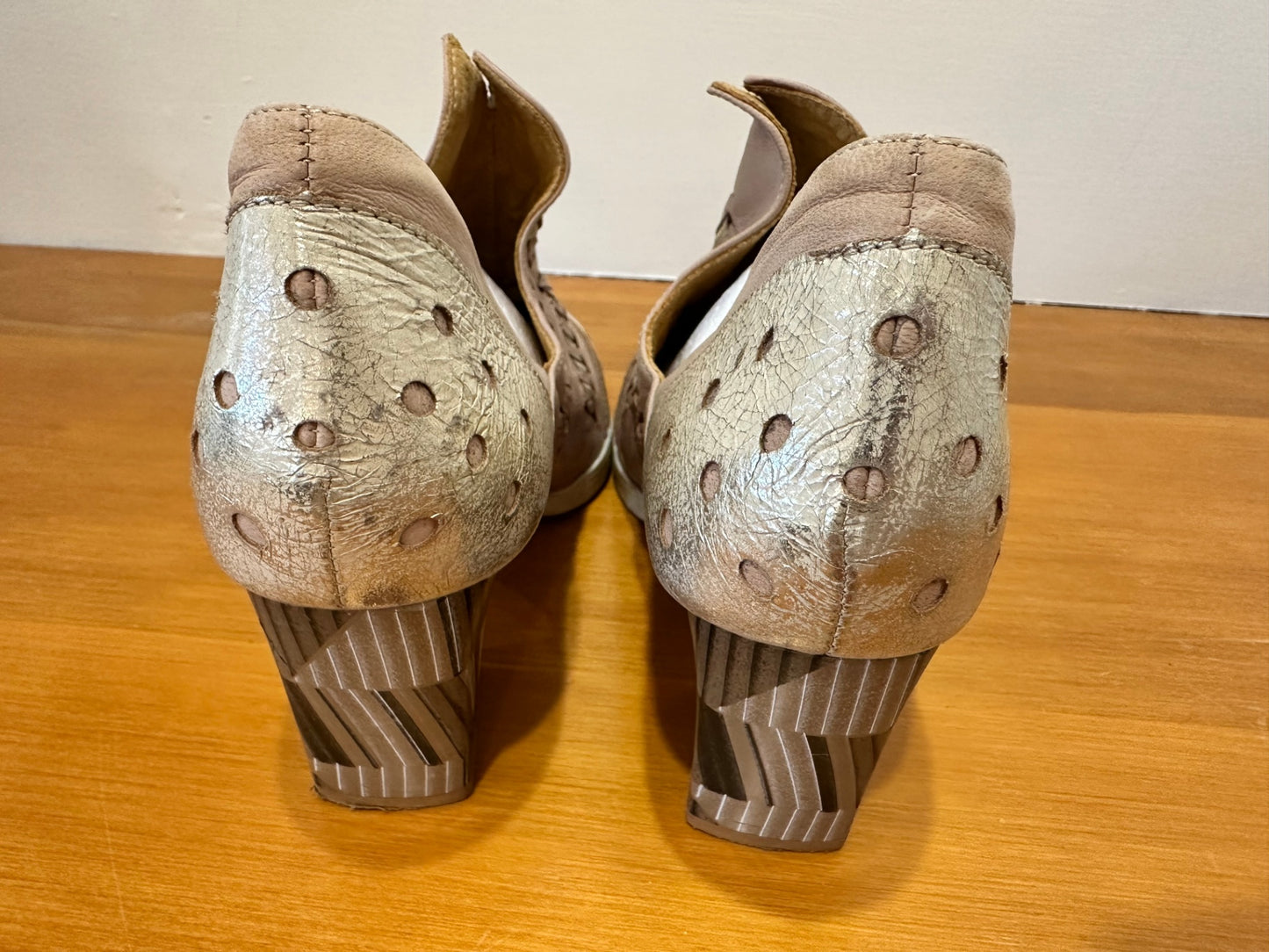 Rose gold + Blush Heels - Size EU 38