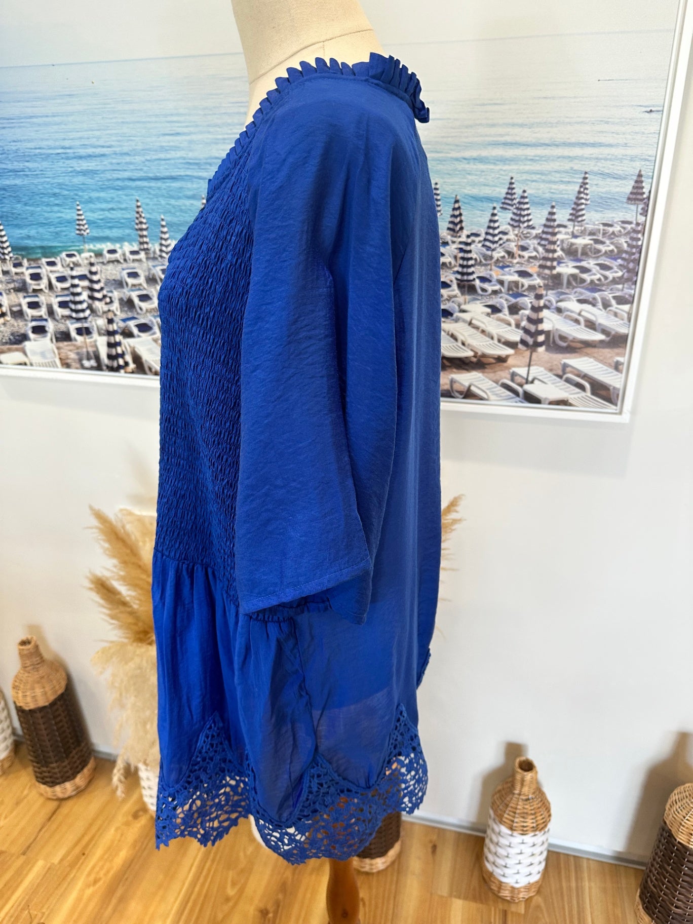 K&K Blue Blouse - Size Small (approx 14)