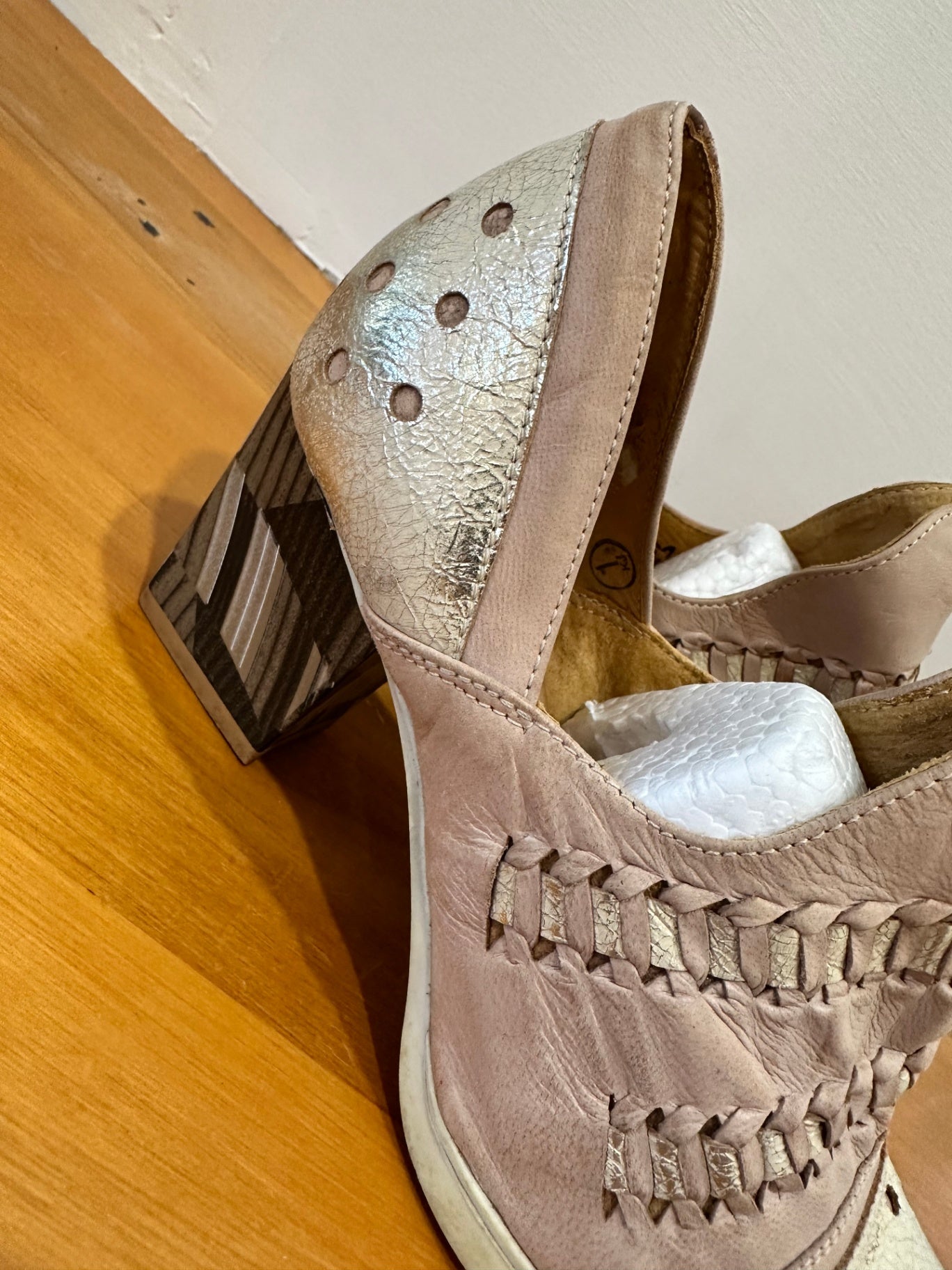 Rose gold + Blush Heels - Size EU 38