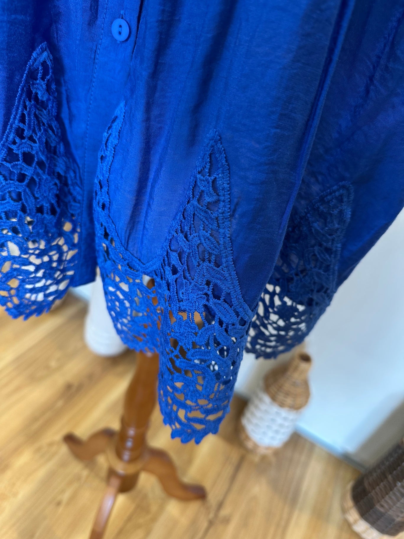 K&K Blue Blouse - Size Small (approx 14)