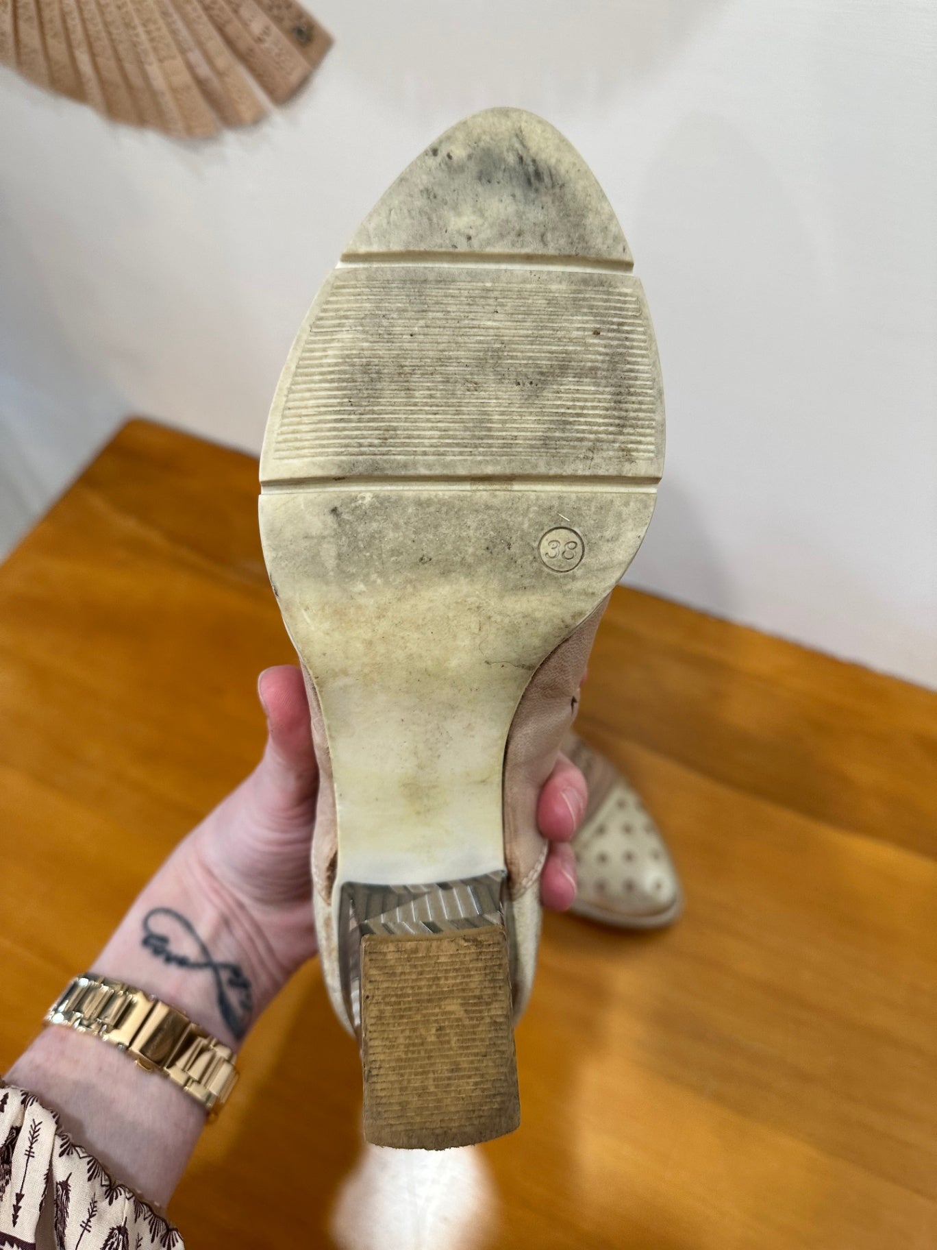 Rose gold + Blush Heels - Size EU 38