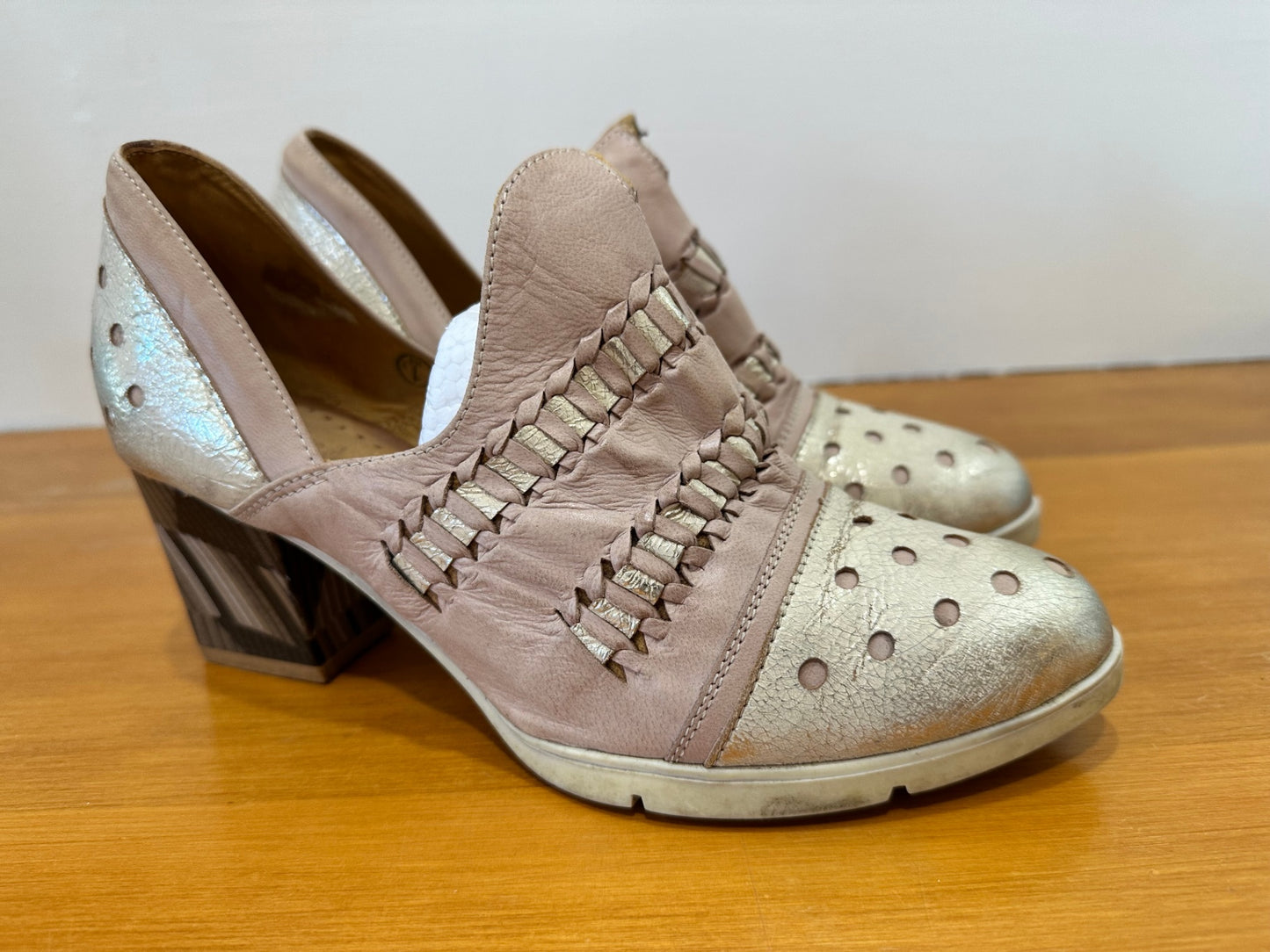 Rose gold + Blush Heels - Size EU 38