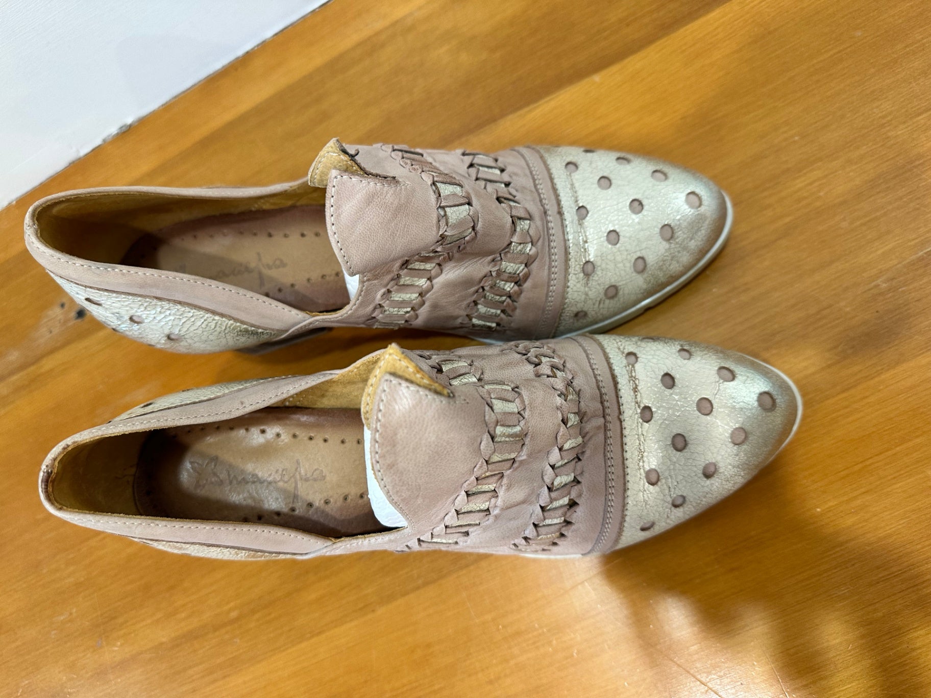 Rose gold + Blush Heels - Size EU 38