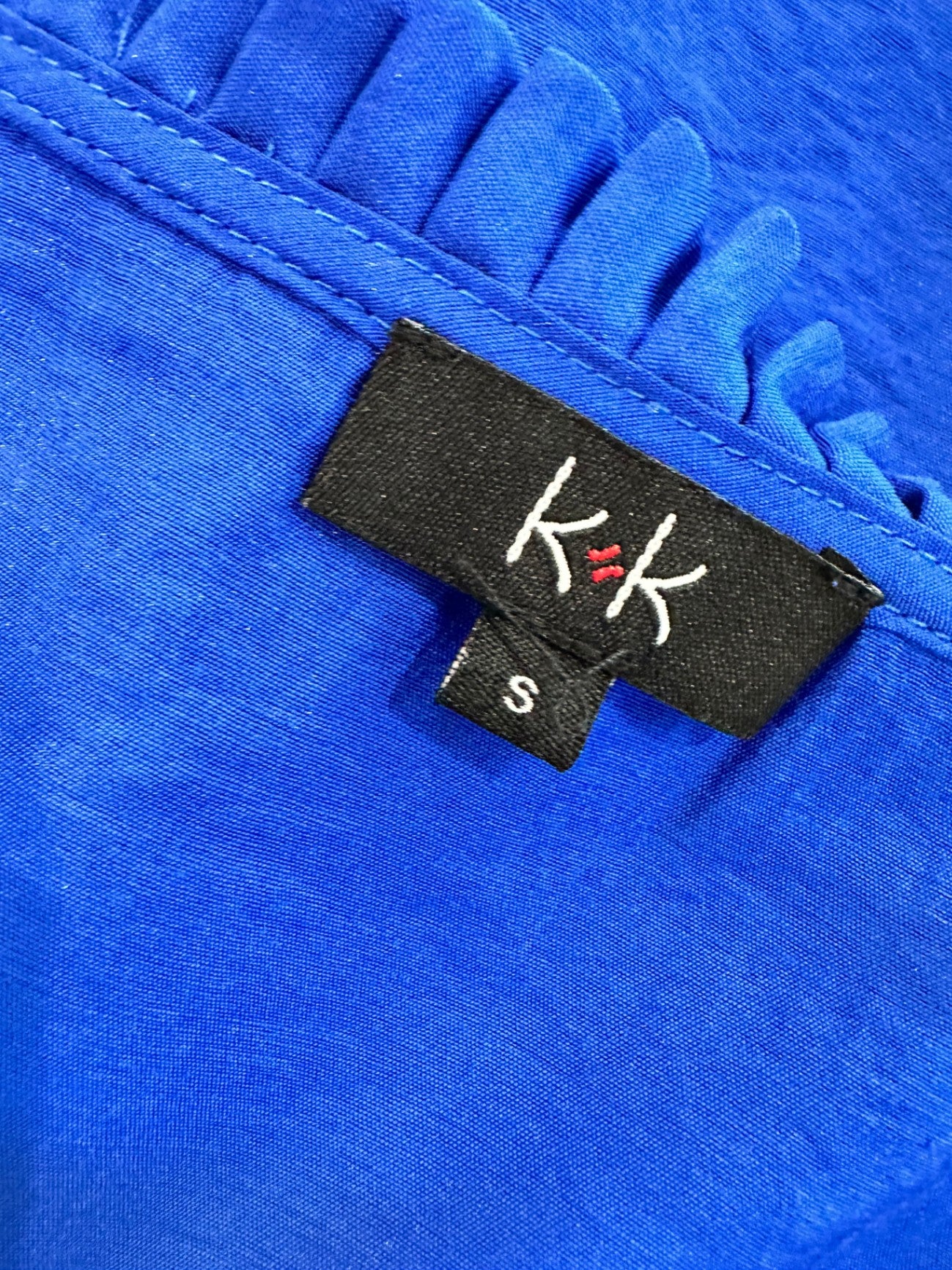K&K Blue Blouse - Size Small (approx 14)