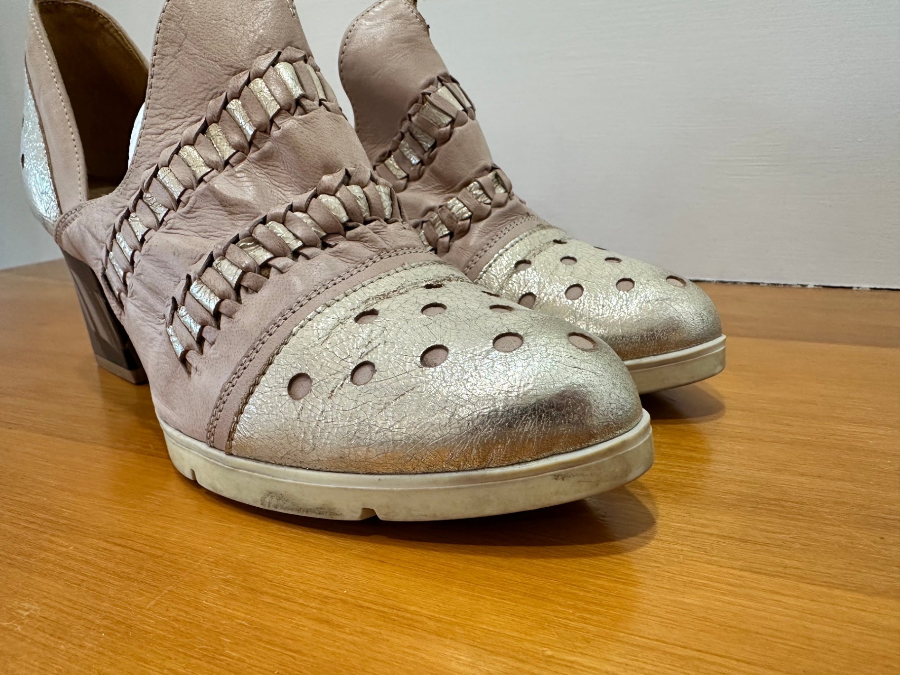 Rose gold + Blush Heels - Size EU 38