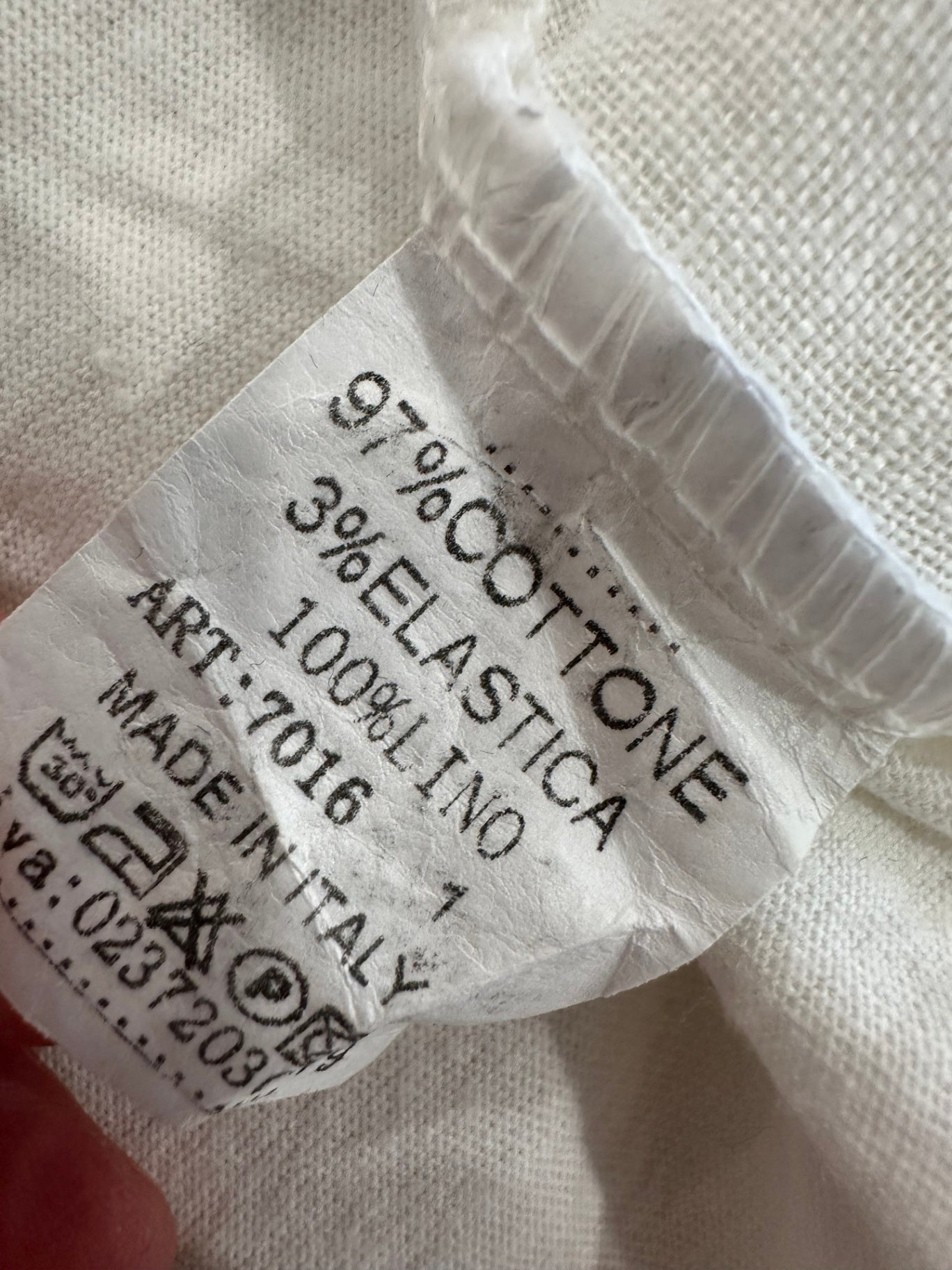 Adele Altman - Linen Blouse - Medium / Large White