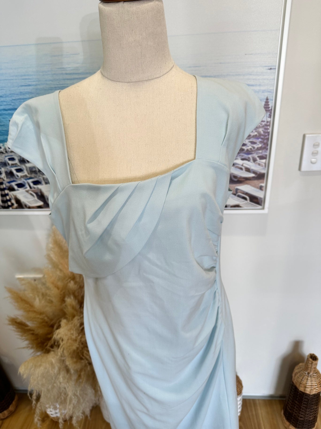 Together - Shift Dress - Medium - Light blue