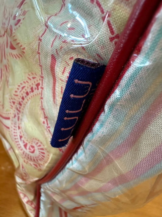 Lulu Australia Handbag Beige and red