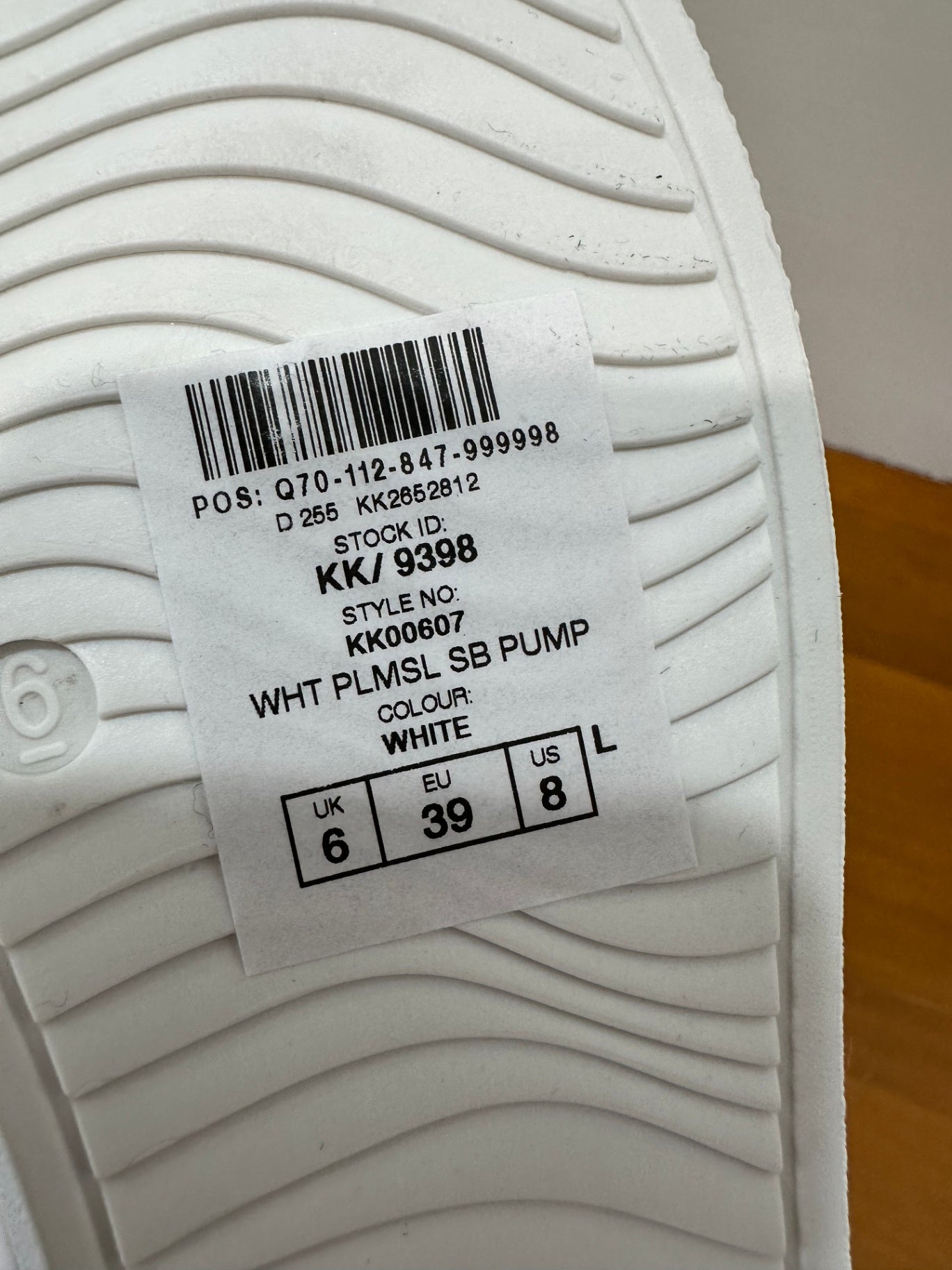 [NEW] NEXT Sneakers - Size EU 39 - White