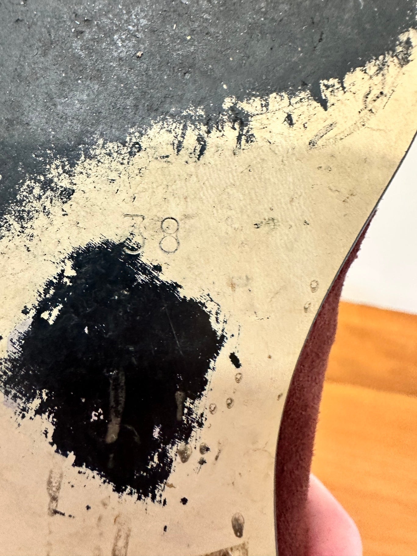 Laura Ashley - Suede Loafers - Size EU 38 - Burgundy [Some wear including water staining]