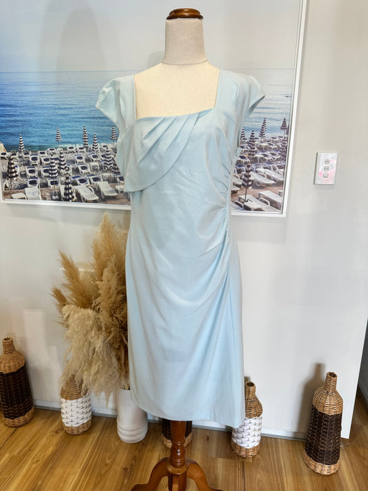 Together - Shift Dress - Medium - Light blue