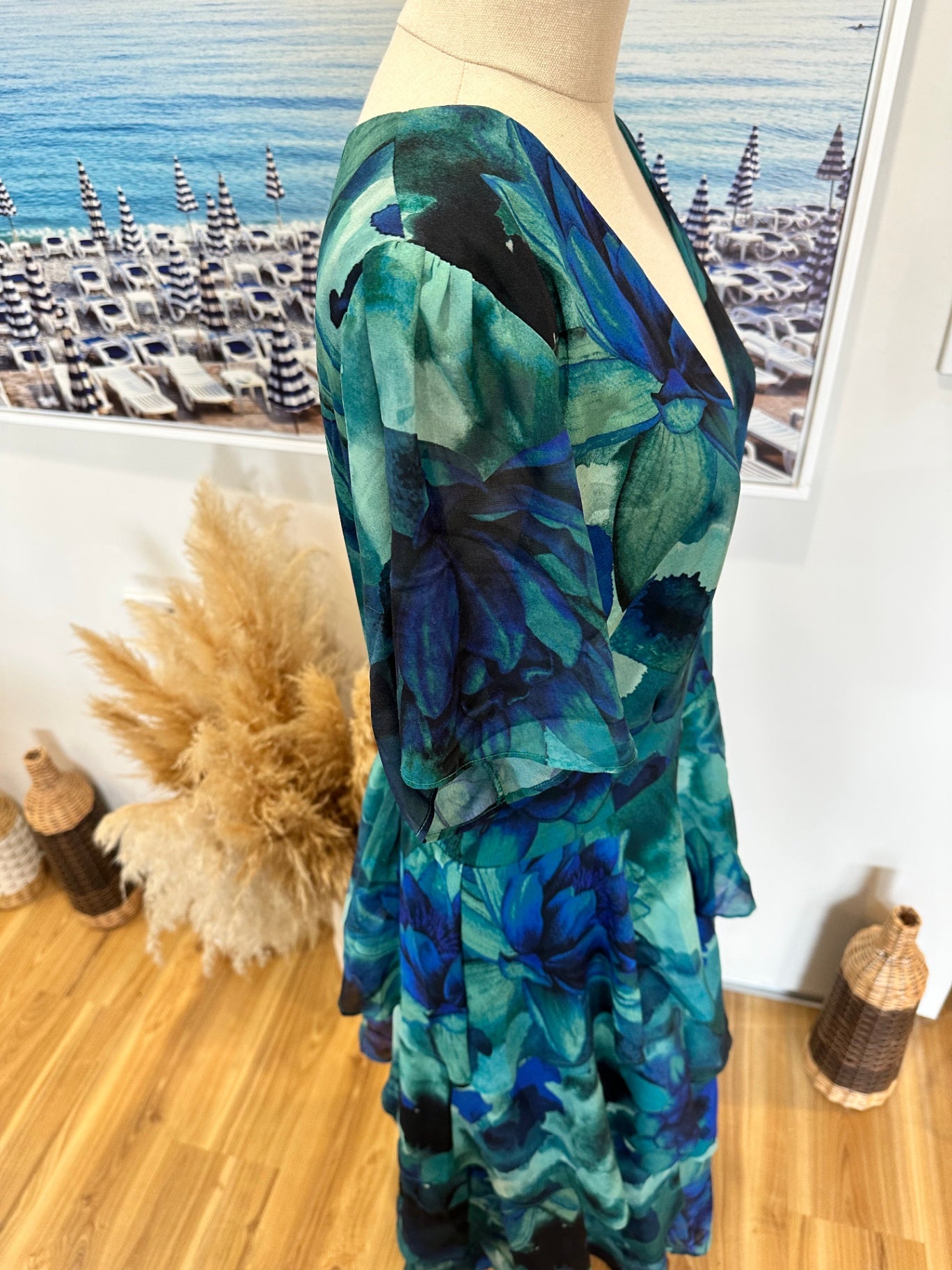 [NEW] Ador Dress - Extra Large - Shades of the Ocean Blue Green etc