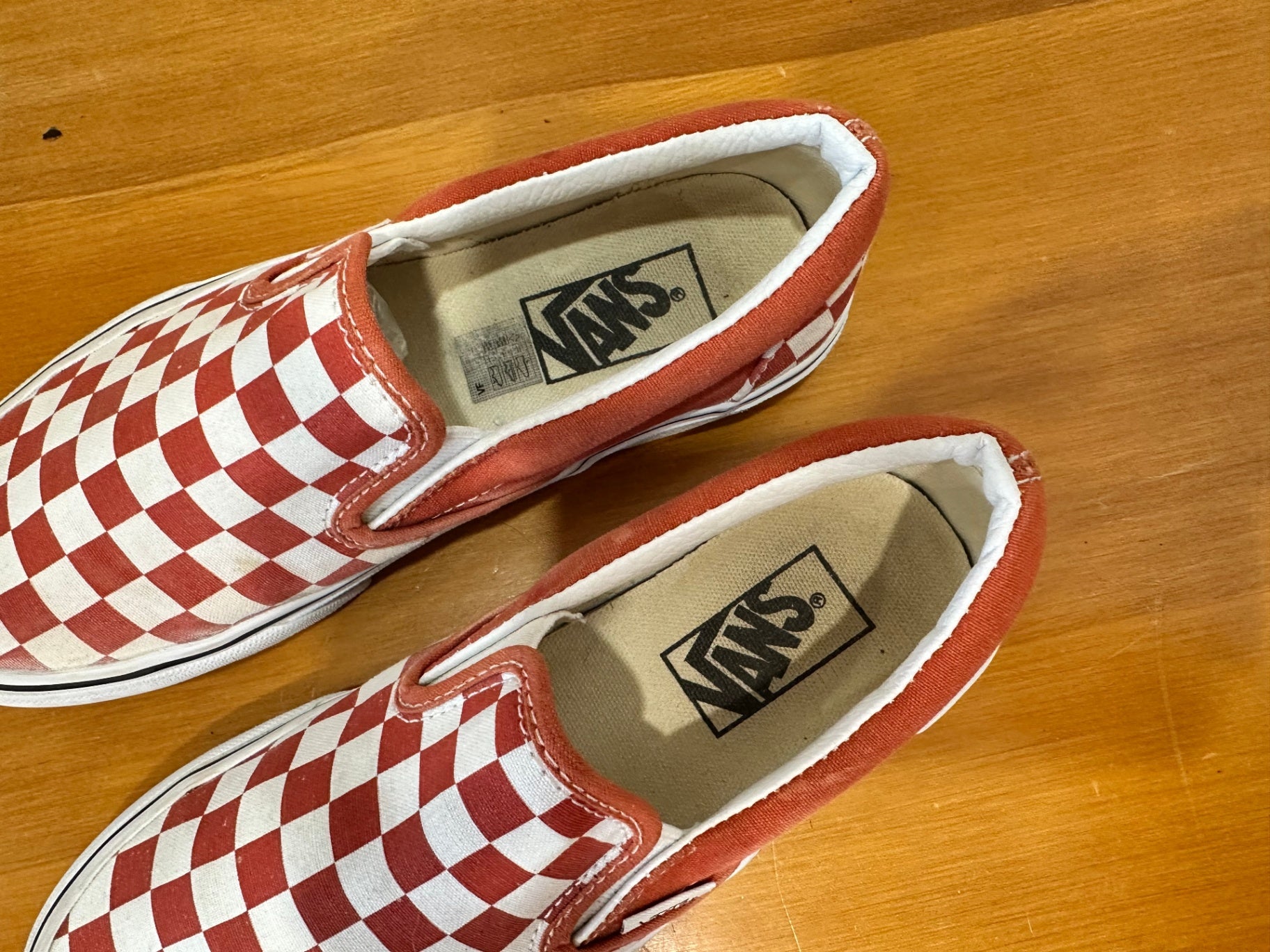 Vans Shoes - Size EU 37 - Rust and White [Signs of wear]