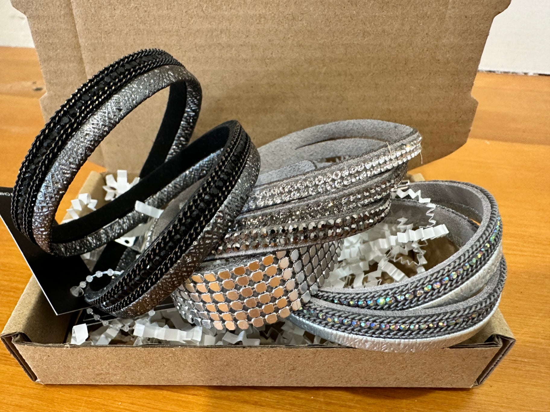 Bracelet - Black and Silver Trio