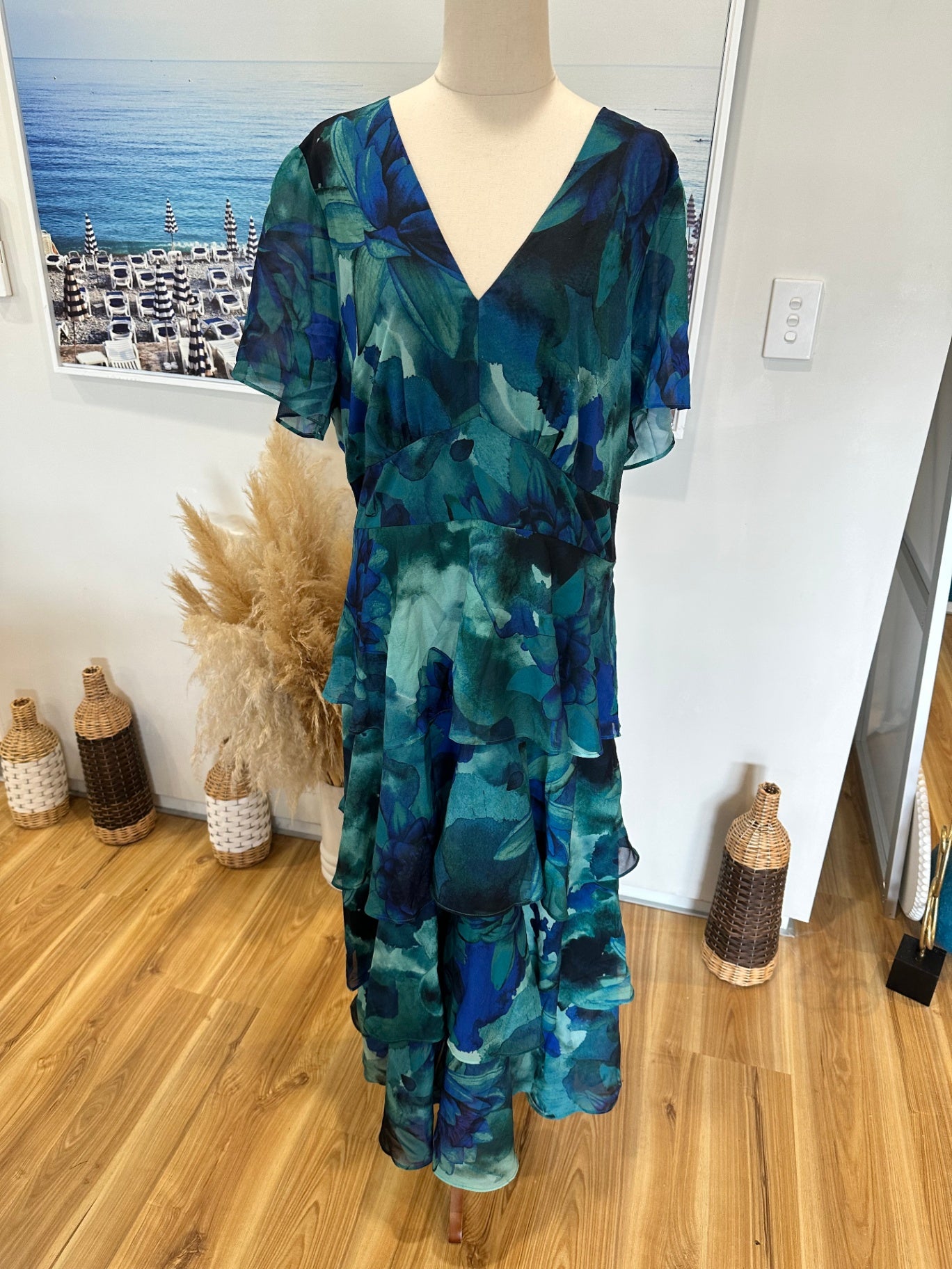 [NEW] Ador Dress - Extra Large - Shades of the Ocean Blue Green etc