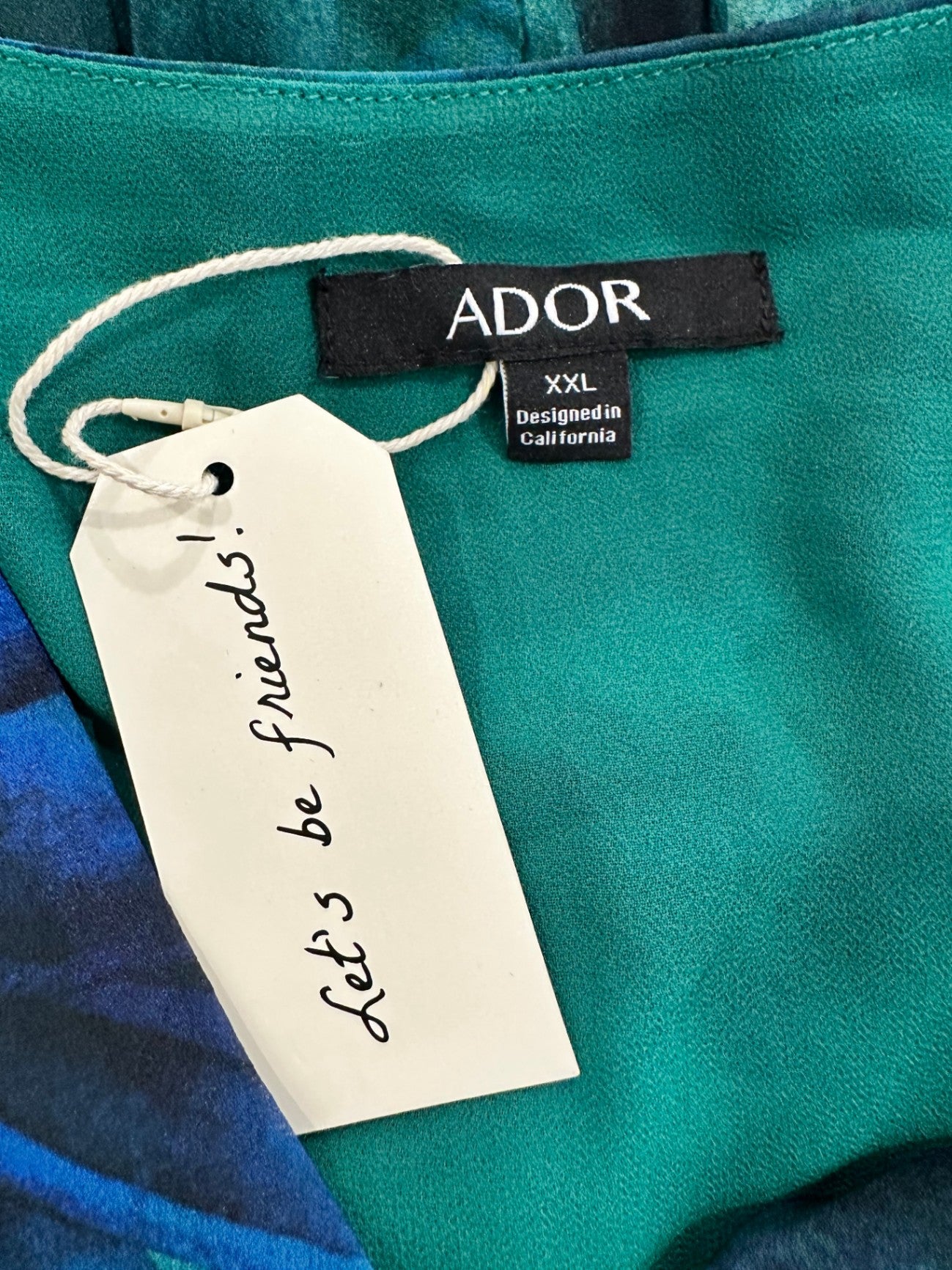 [NEW] Ador Dress - Extra Large - Shades of the Ocean Blue Green etc