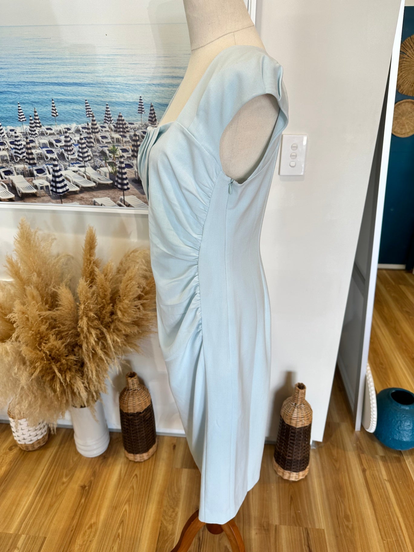 Together - Shift Dress - Medium - Light blue