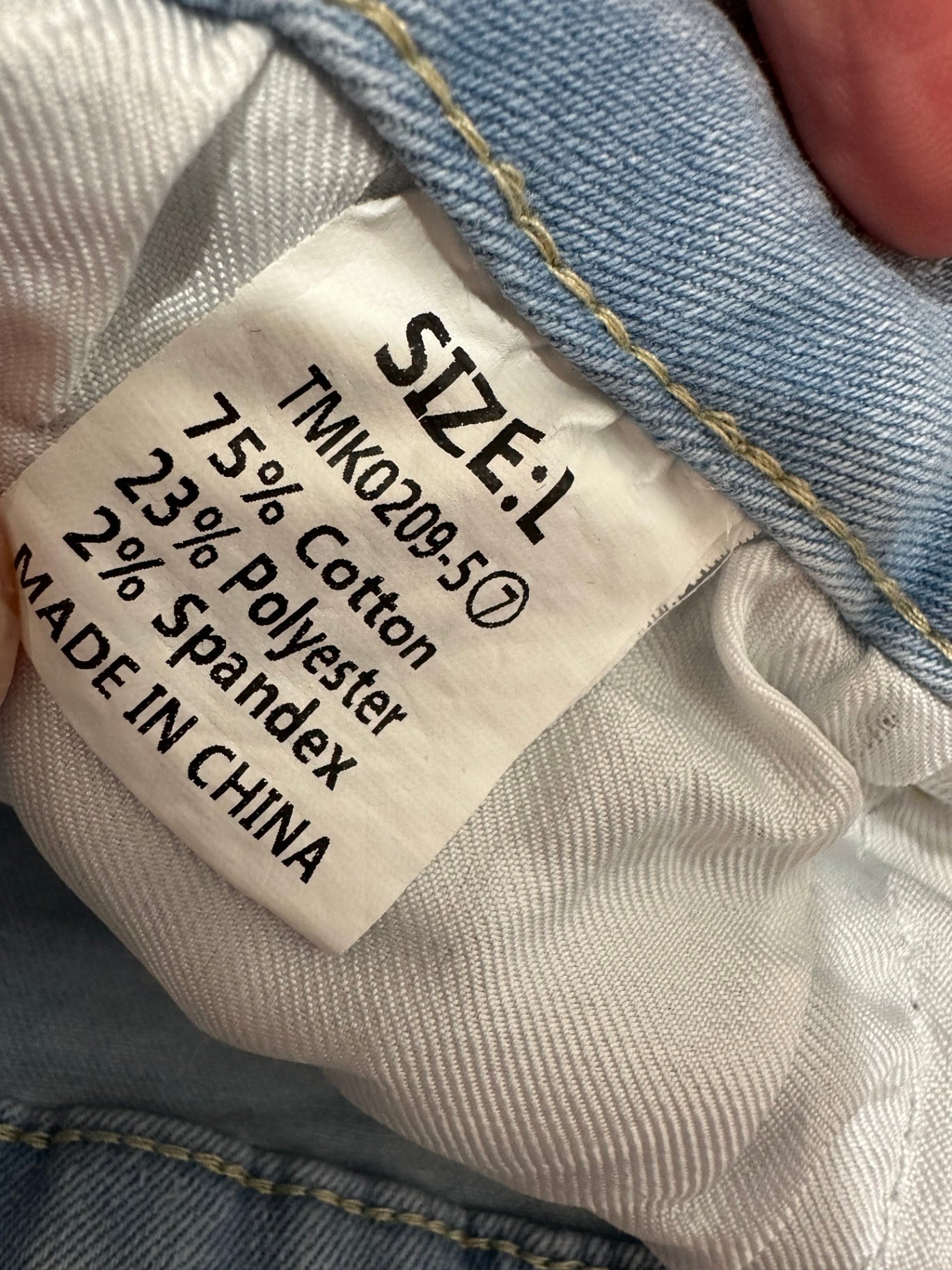 Light Blue Jeans - Size Large