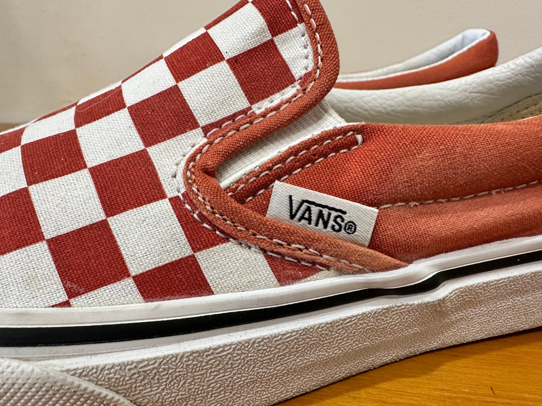 Vans Shoes - Size EU 37 - Rust and White [Signs of wear]
