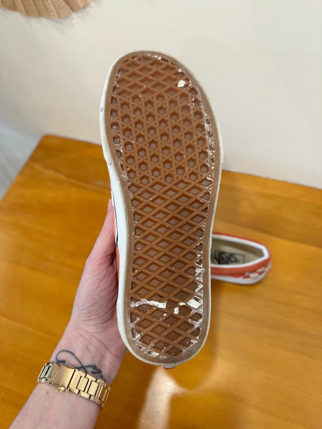 Vans Shoes - Size EU 37 - Rust and White [Signs of wear]