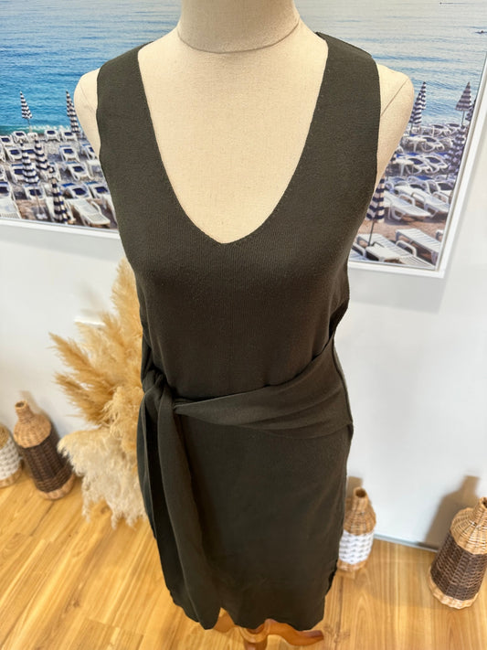 White Closet - Knit Dress - Size 6 - Green