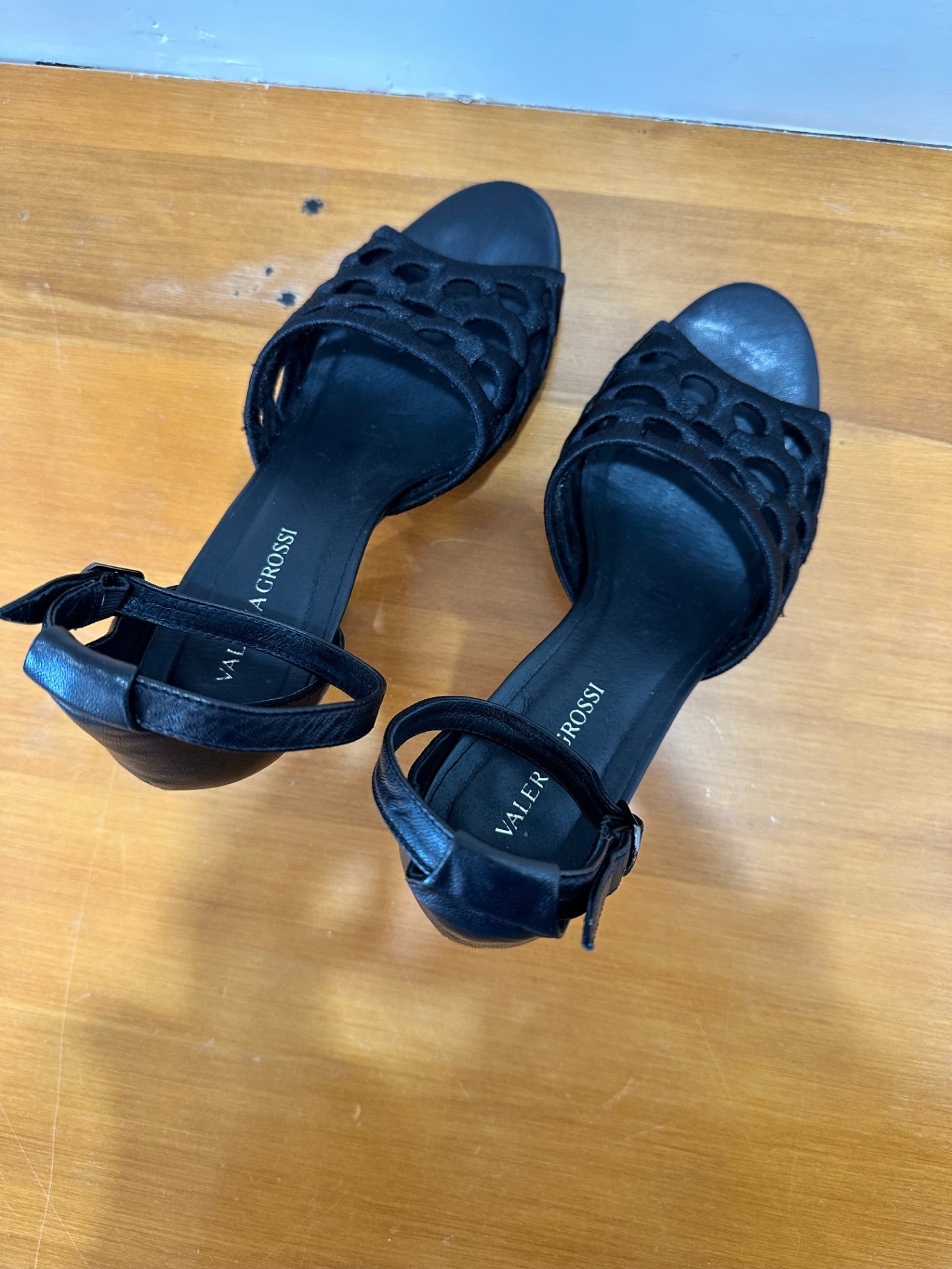 Vizzano - Sandals - Size EU38 - Navy blue and brown